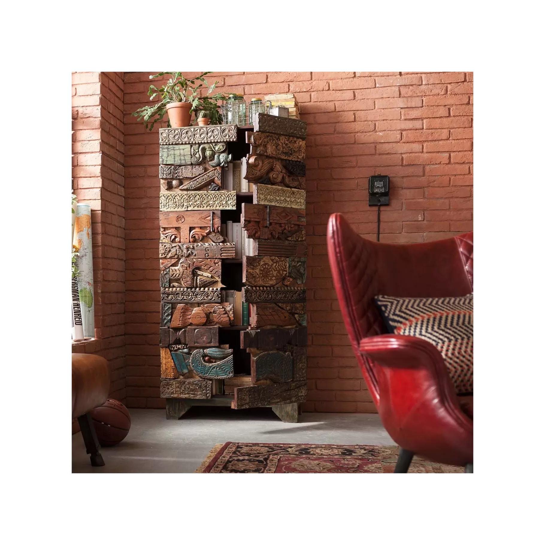 Clearance Armoire Shanti Puzzle Armoire