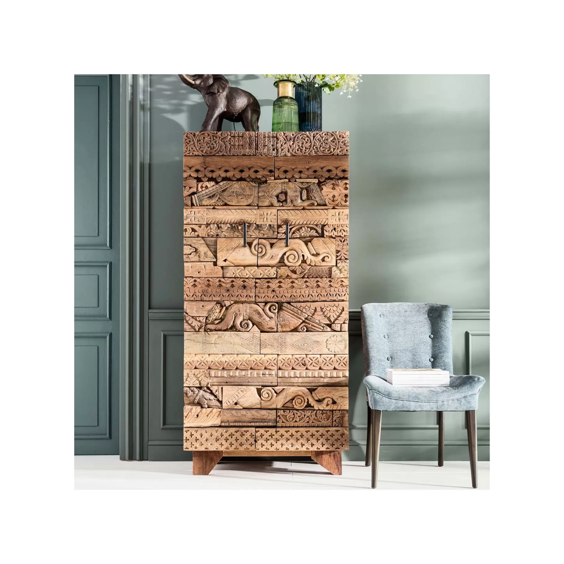 Outlet Armoire Shanti Puzzle Surprise Armoire