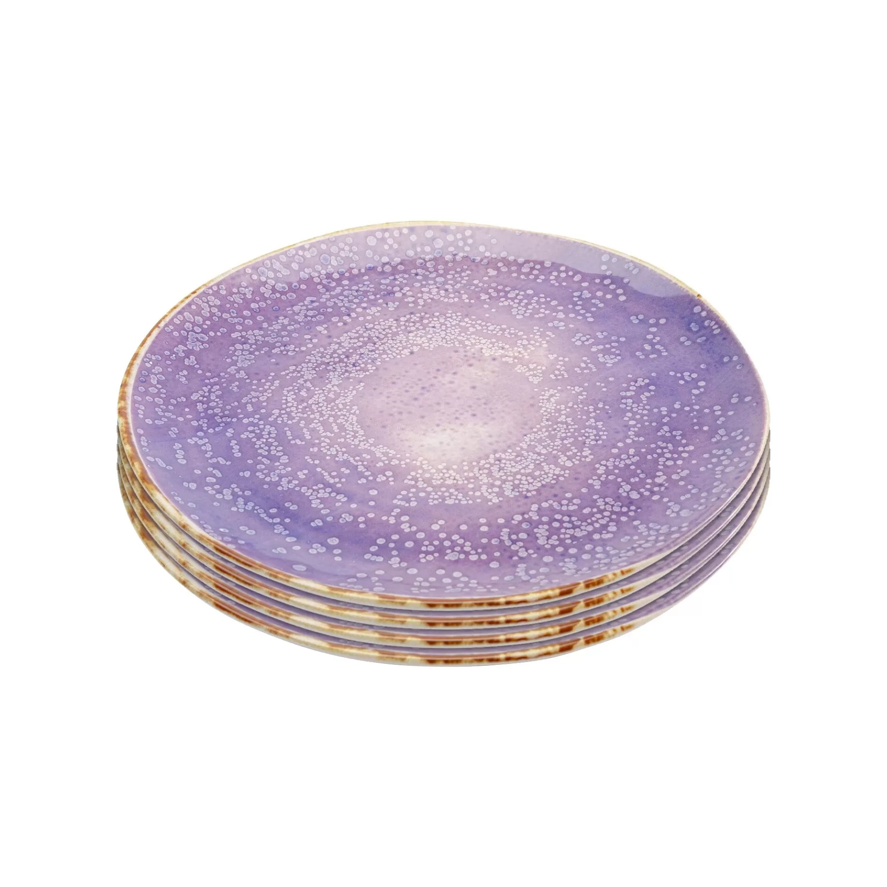 Store Assiettes Shirley Violettes 20cm Set De 4 Vaisselle