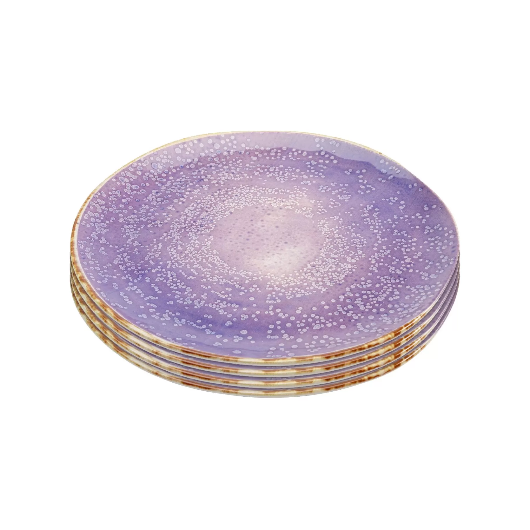 Shop Assiettes Shirley Violettes 26cm Set De 4 Vaisselle