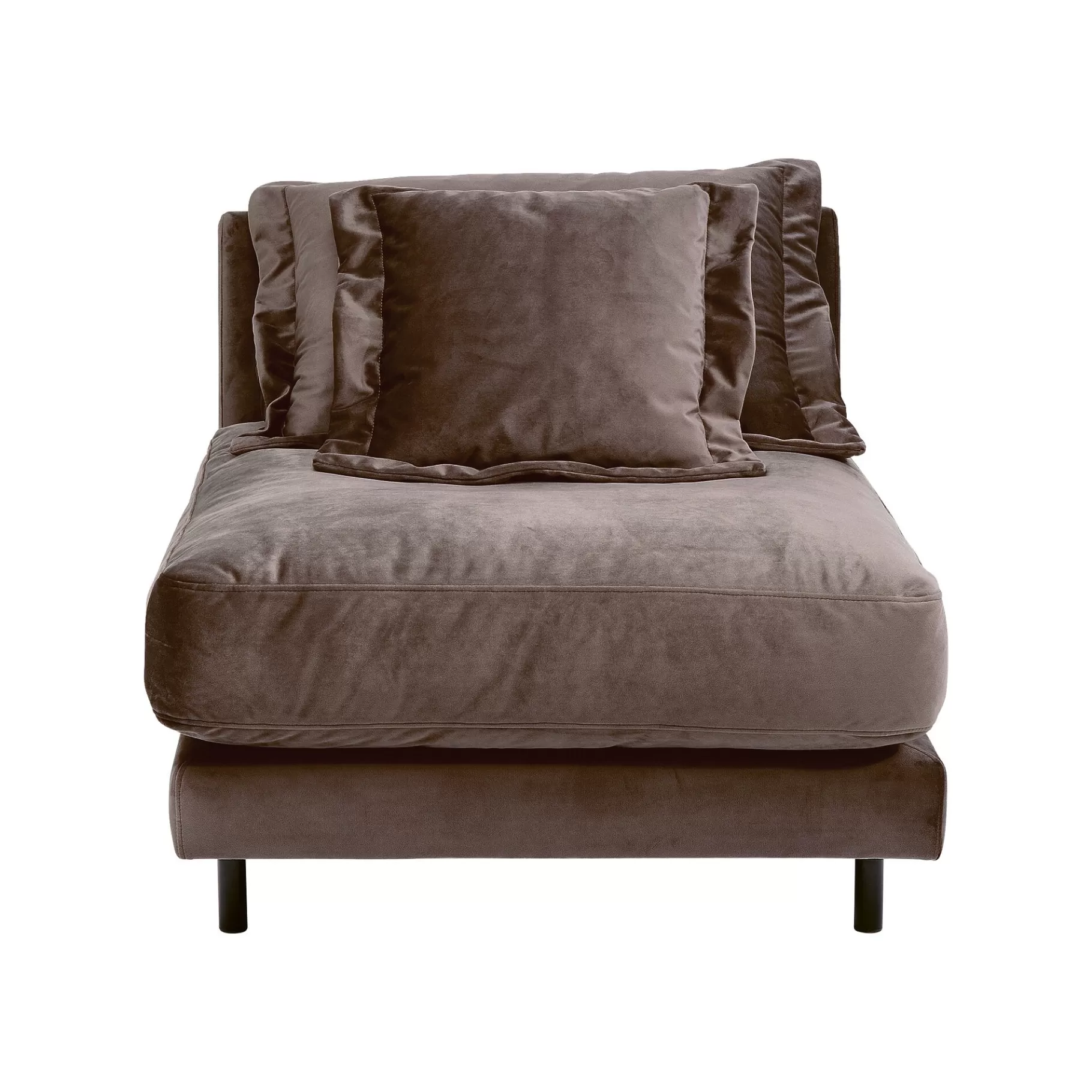 Best Assise Lullaby Velours Taupe Canapé & Banquette