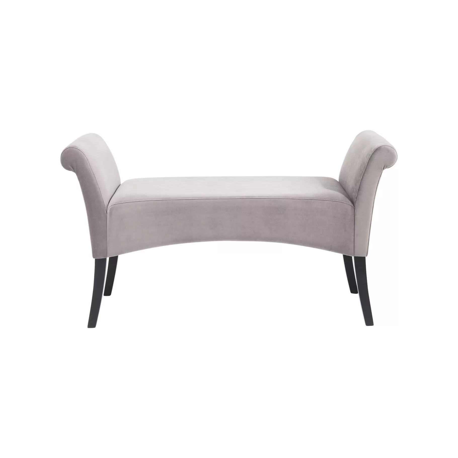 Clearance Banc Motley Velours Gris Argenté Banc