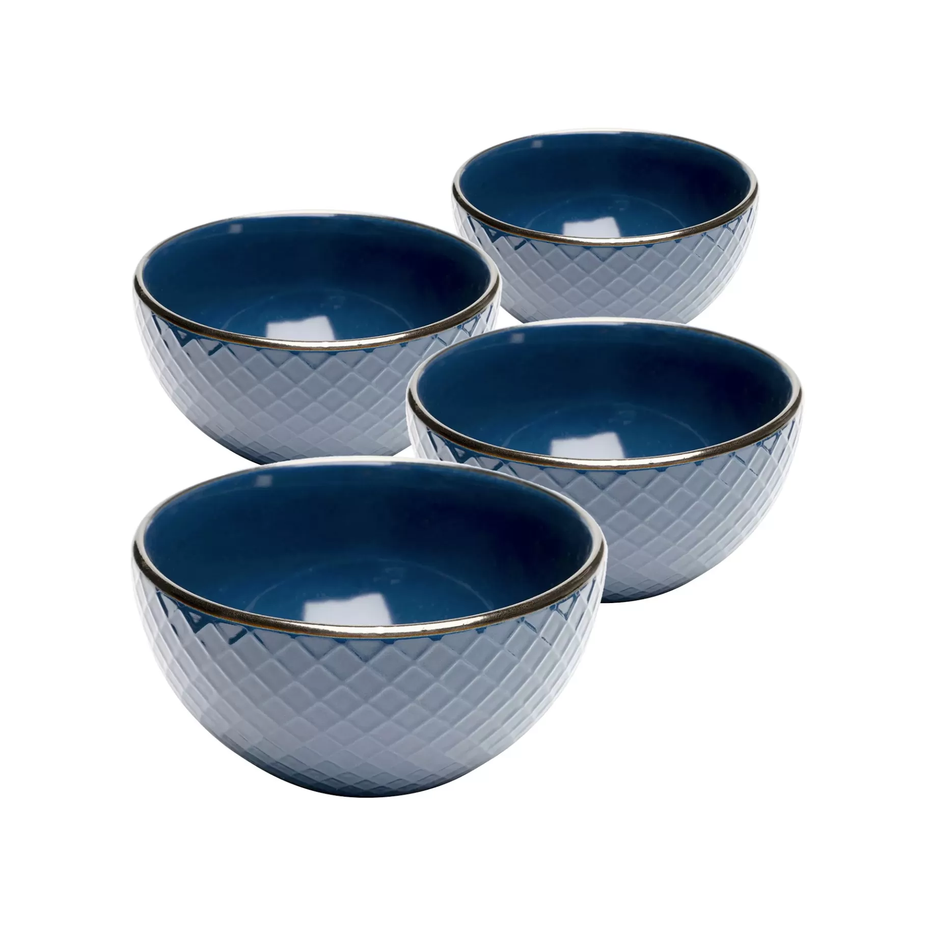 Outlet Bols Muse Bleus Set De 4 Vaisselle