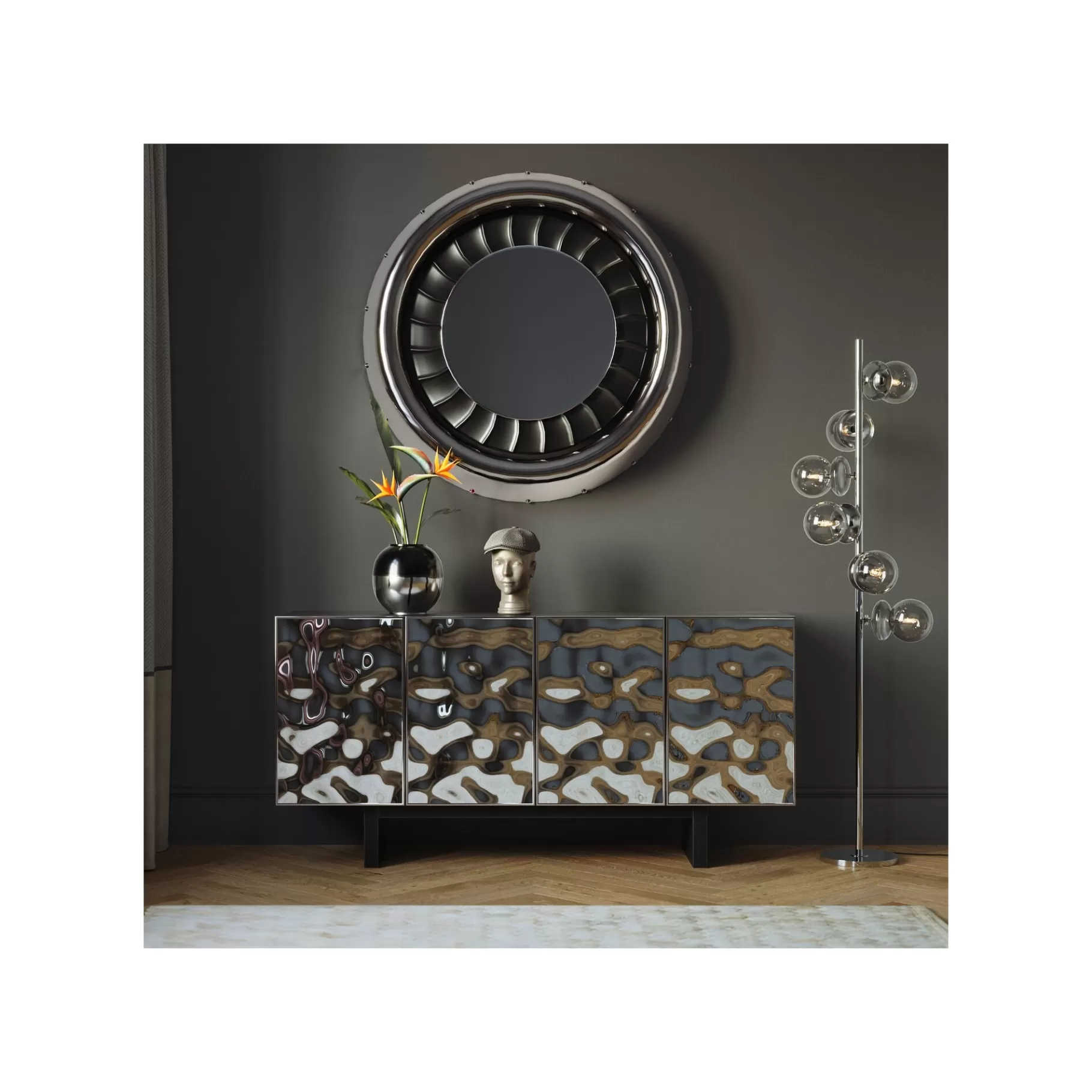 Best Sale Buffet Caldera Chrome Buffet