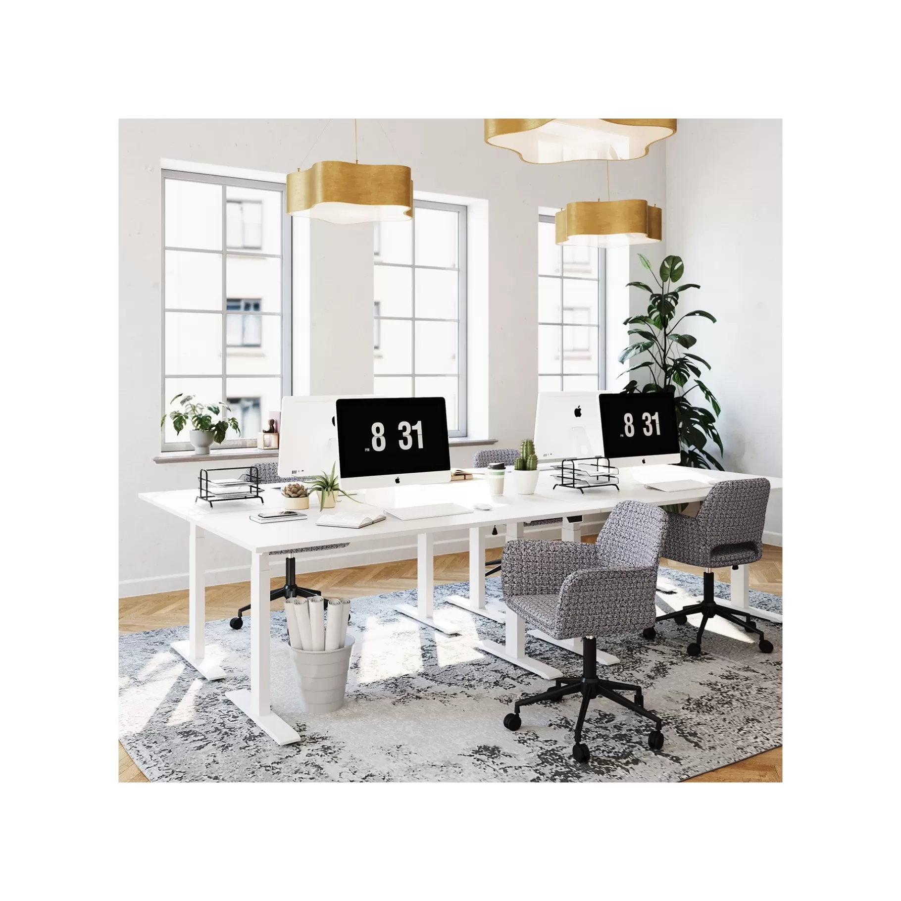 Online Bureau Smart Blanc Bureau