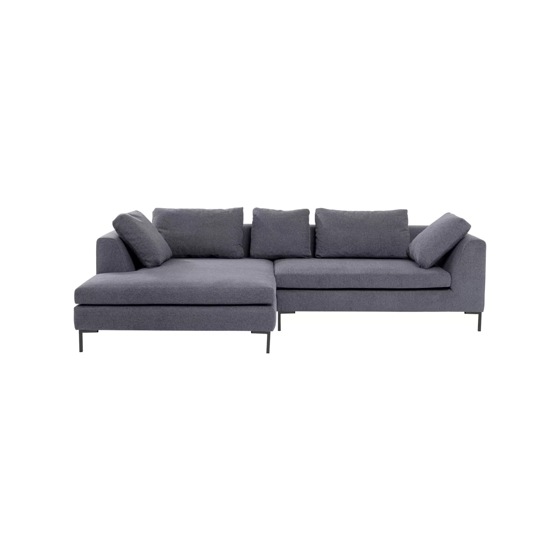 Hot Canapé D'angle Gianna 290cm Gauche Gris Foncé Canapé & Banquette