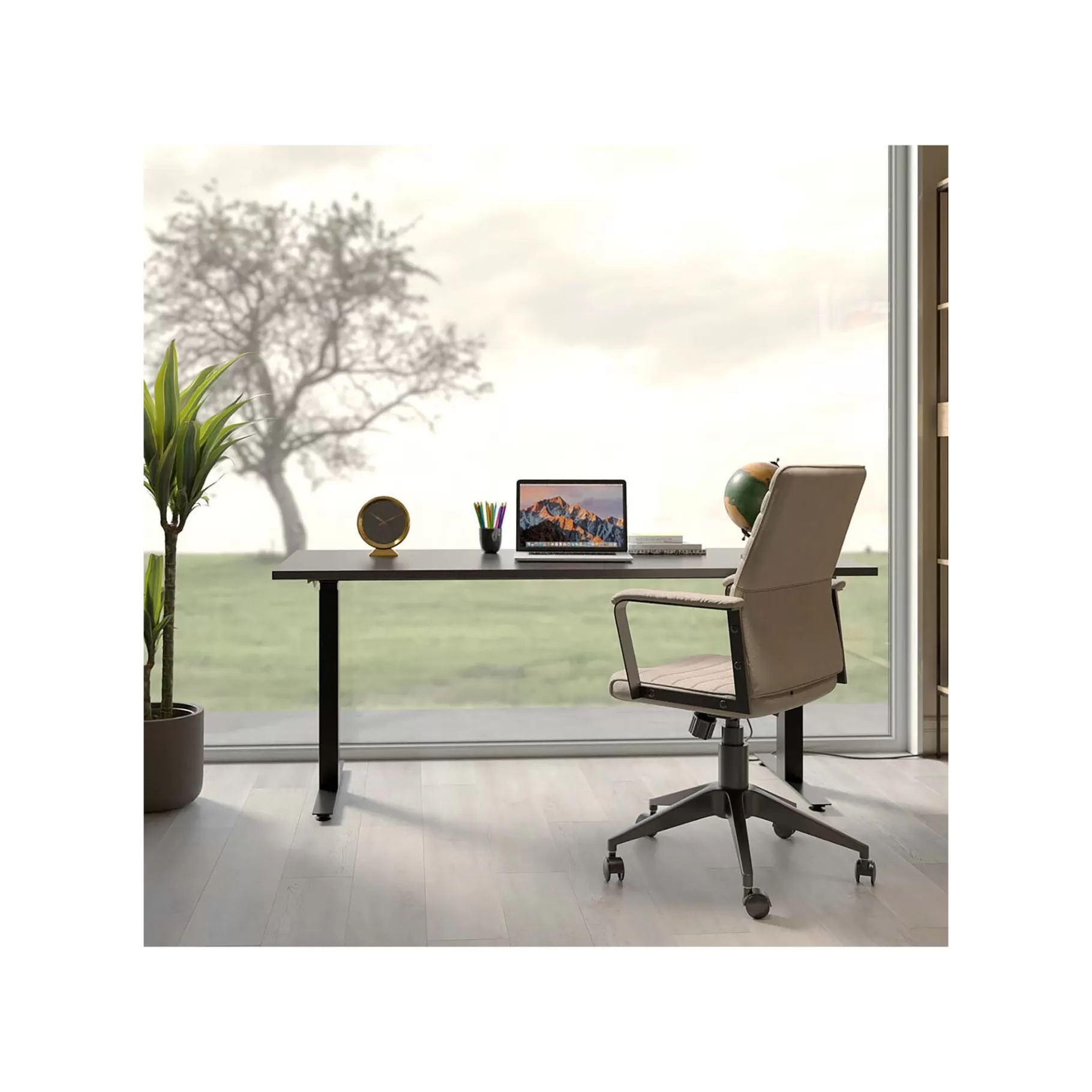 Clearance Chaise De Bureau Pivotante Labora Taupe Chaise De Bureau