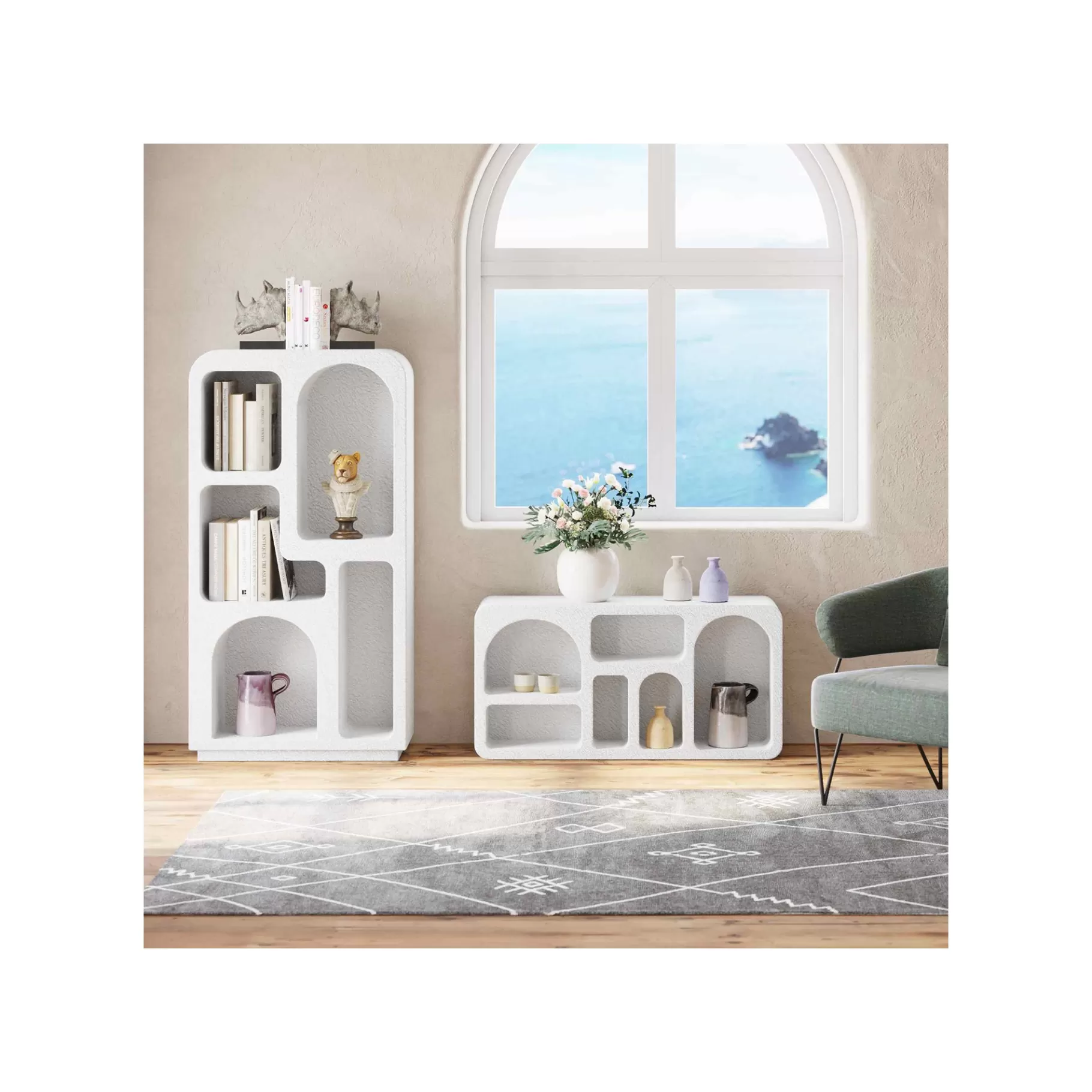 Store Console Bonita Blanche 140x38cm Console