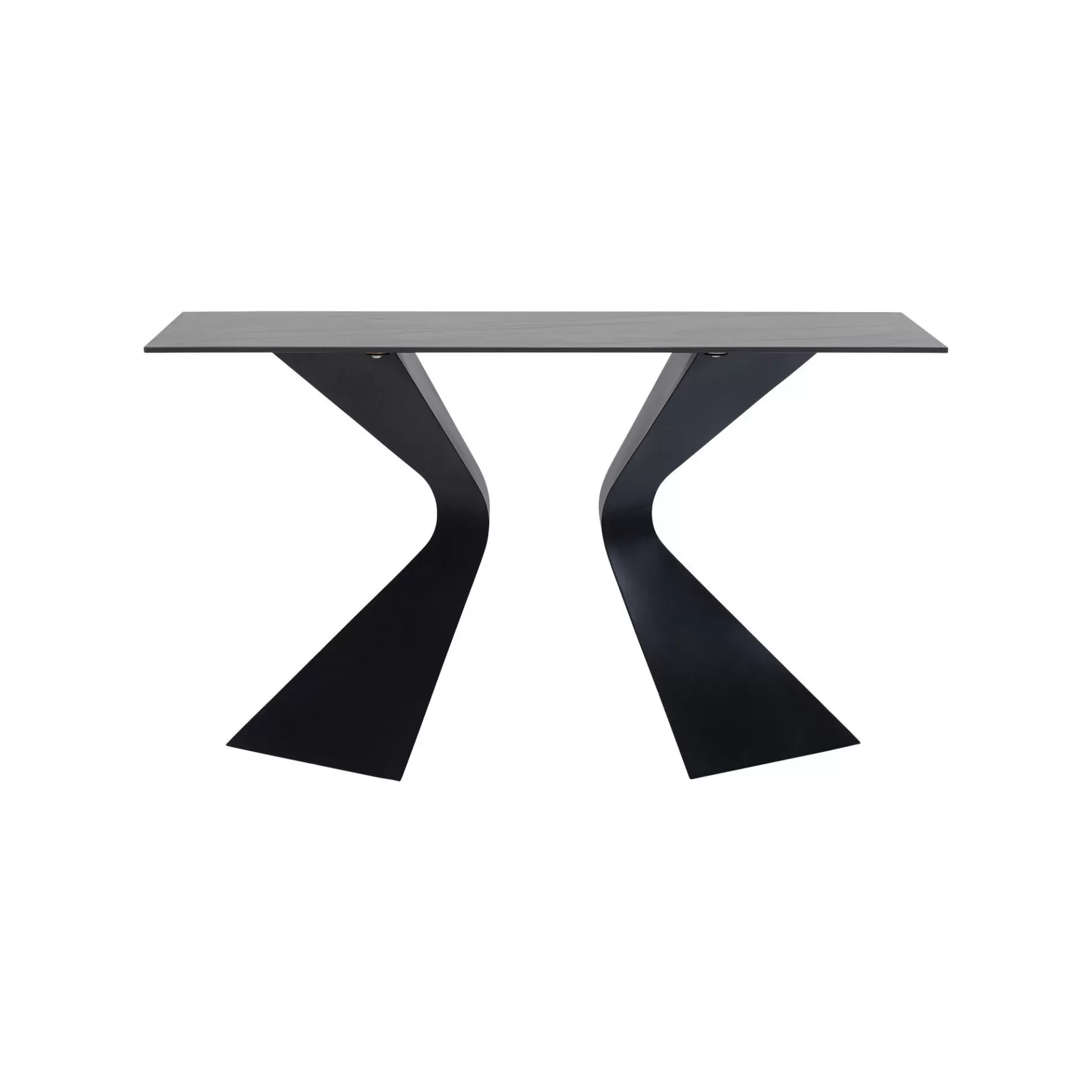 Clearance Console Gloria 140x45cm Grès Noir Console