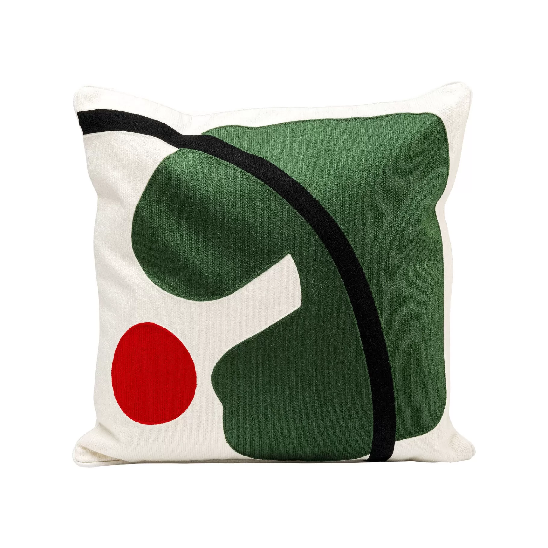 Online Coussin Art Line Vert Coussin & Plaid