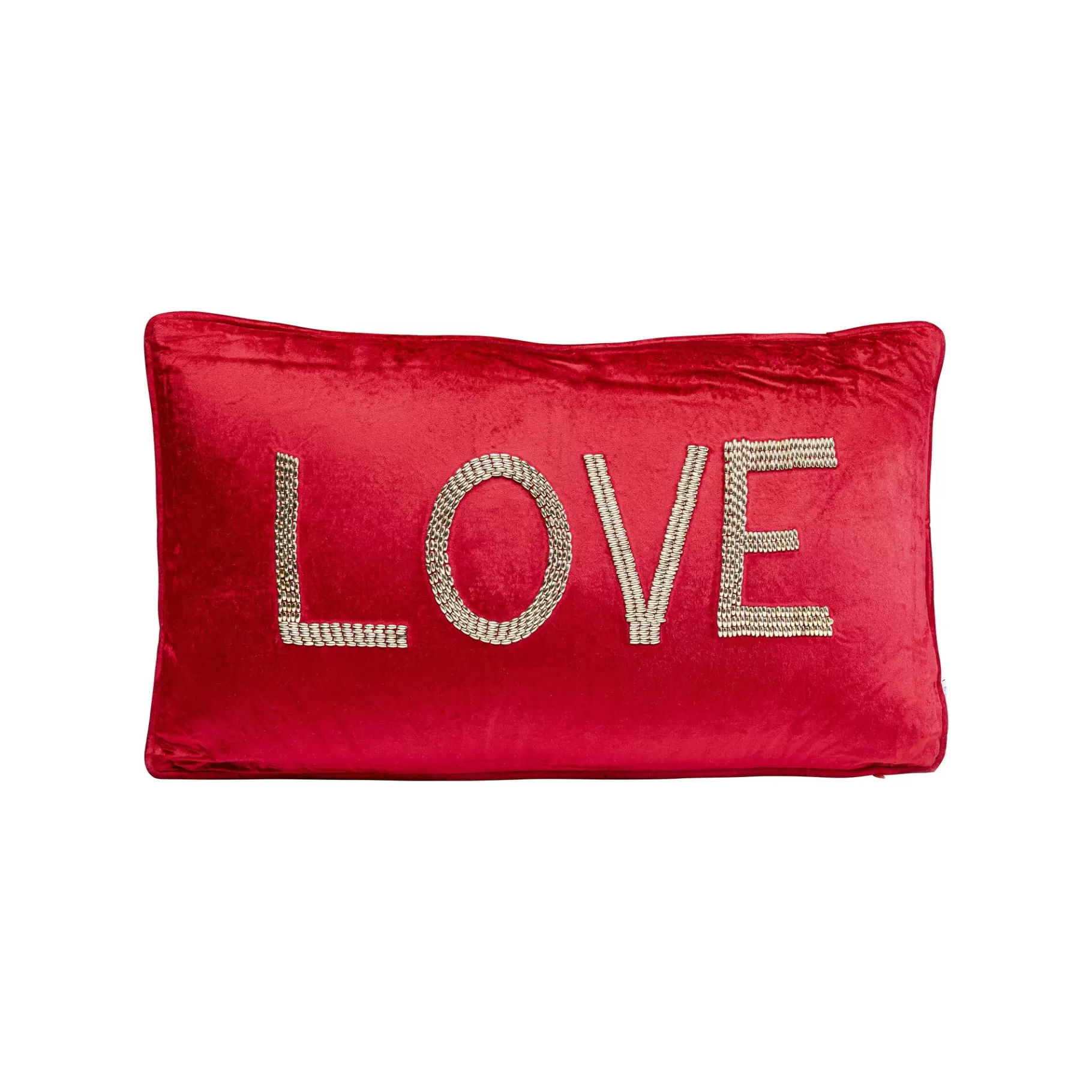 Best Coussin Beads Love Rouge Coussin & Plaid