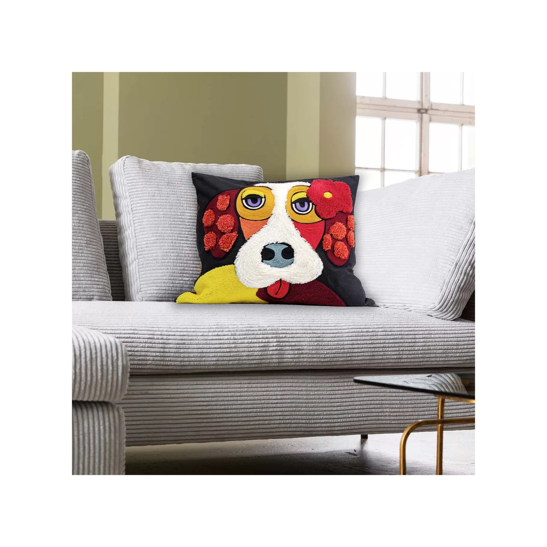 Store Coussin Chien Basset Coussin & Plaid