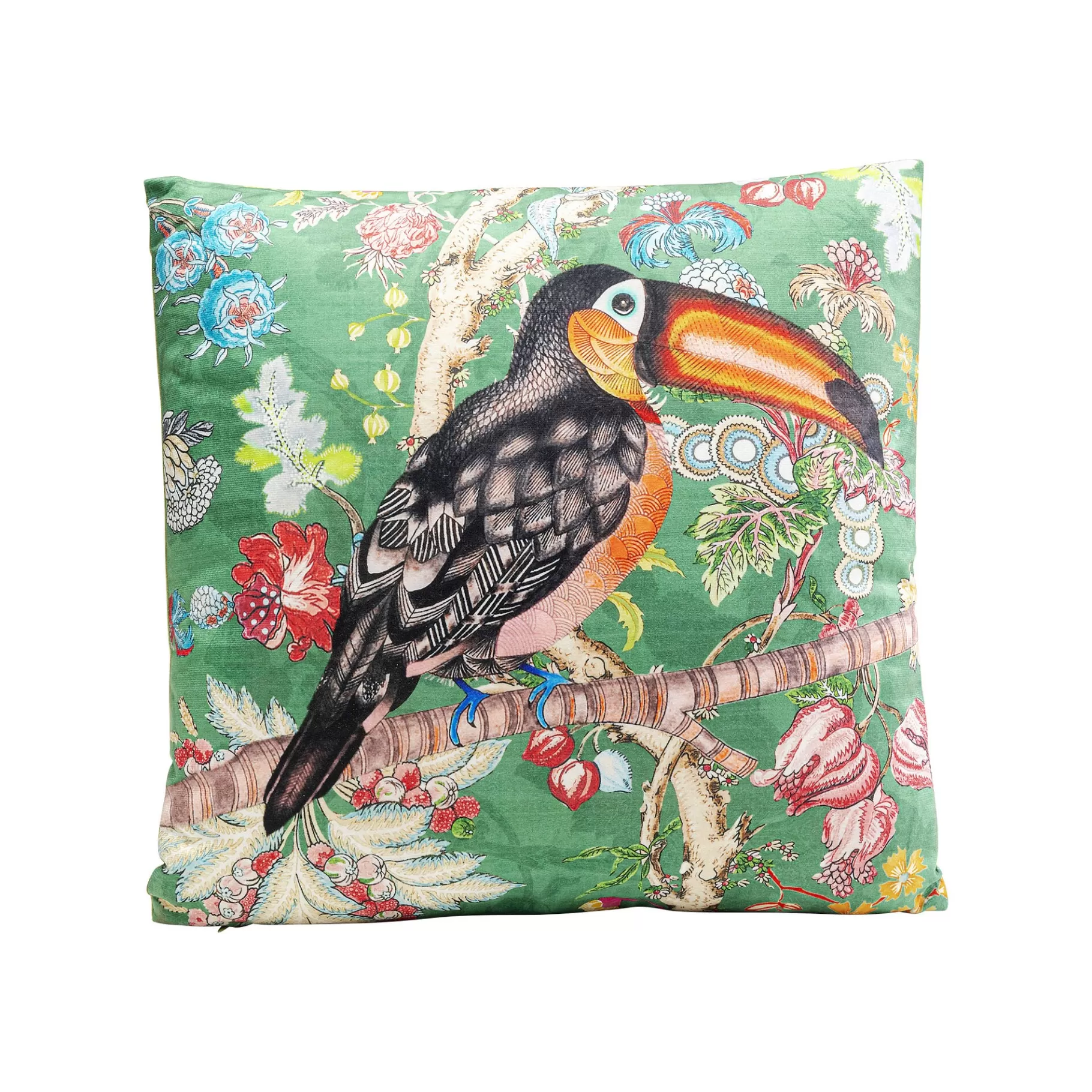 New Coussin Jungle Toucan Coussin & Plaid