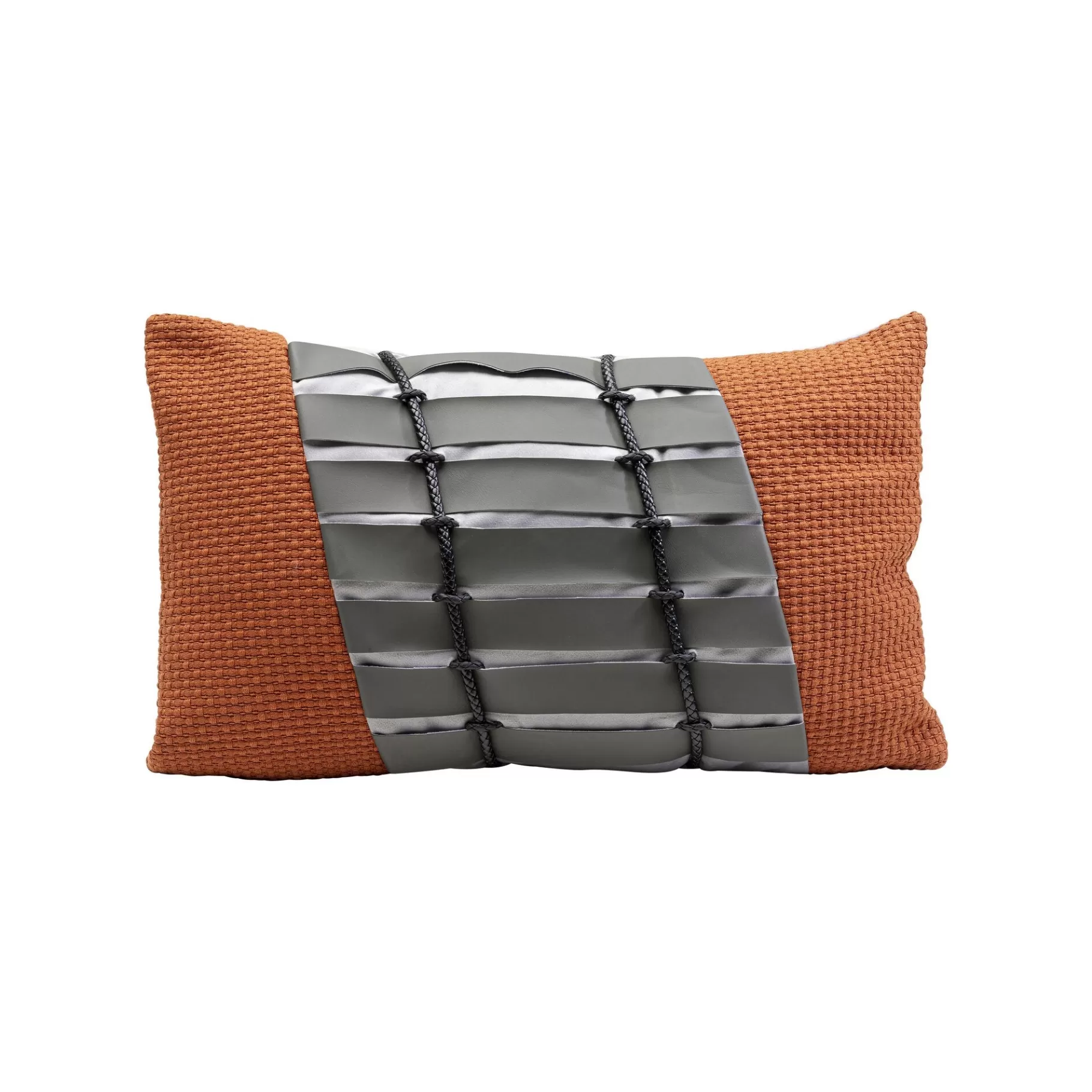 Sale Coussin Tyre Gris Et Marron Coussin & Plaid