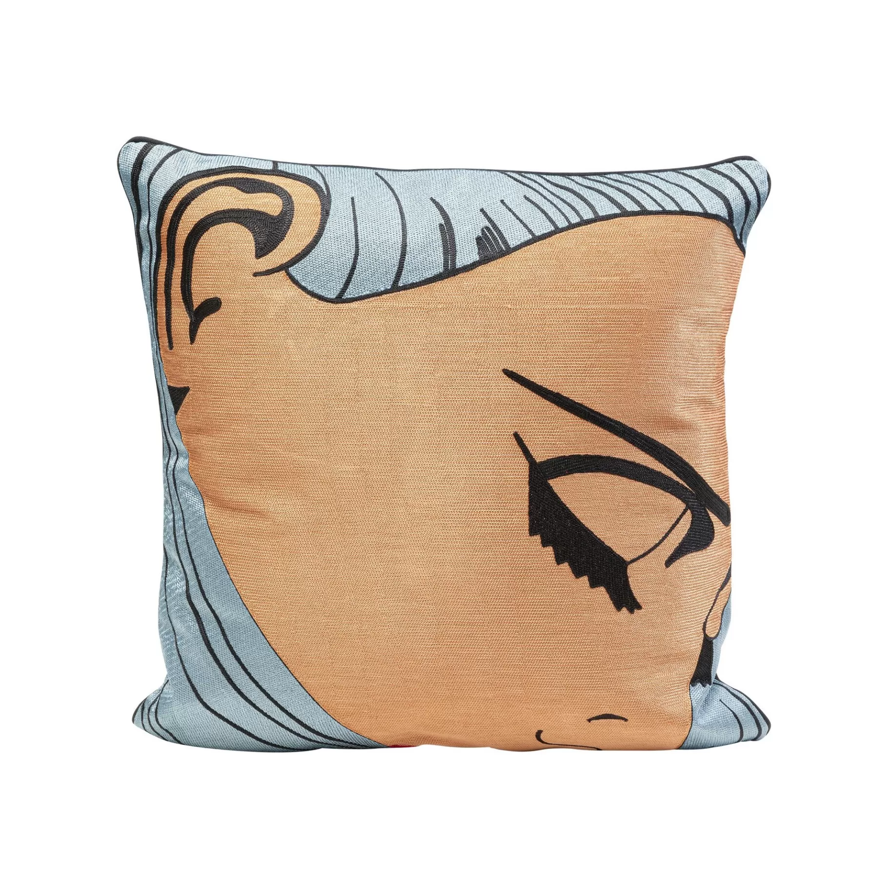 Fashion Coussin Visage Femme BD Coussin & Plaid