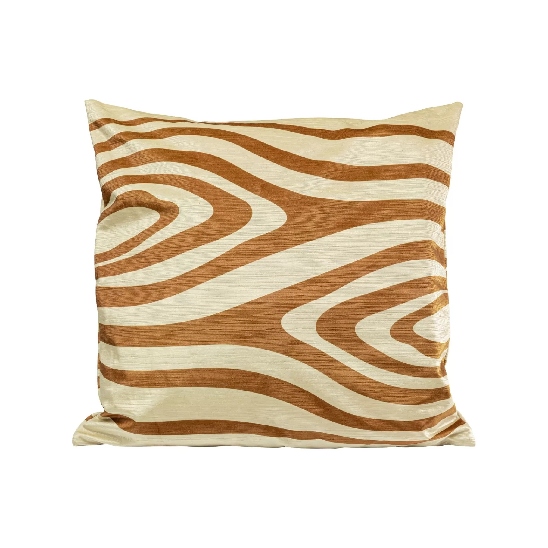 Shop Coussin Zèbre Beige Et Marron Coussin & Plaid