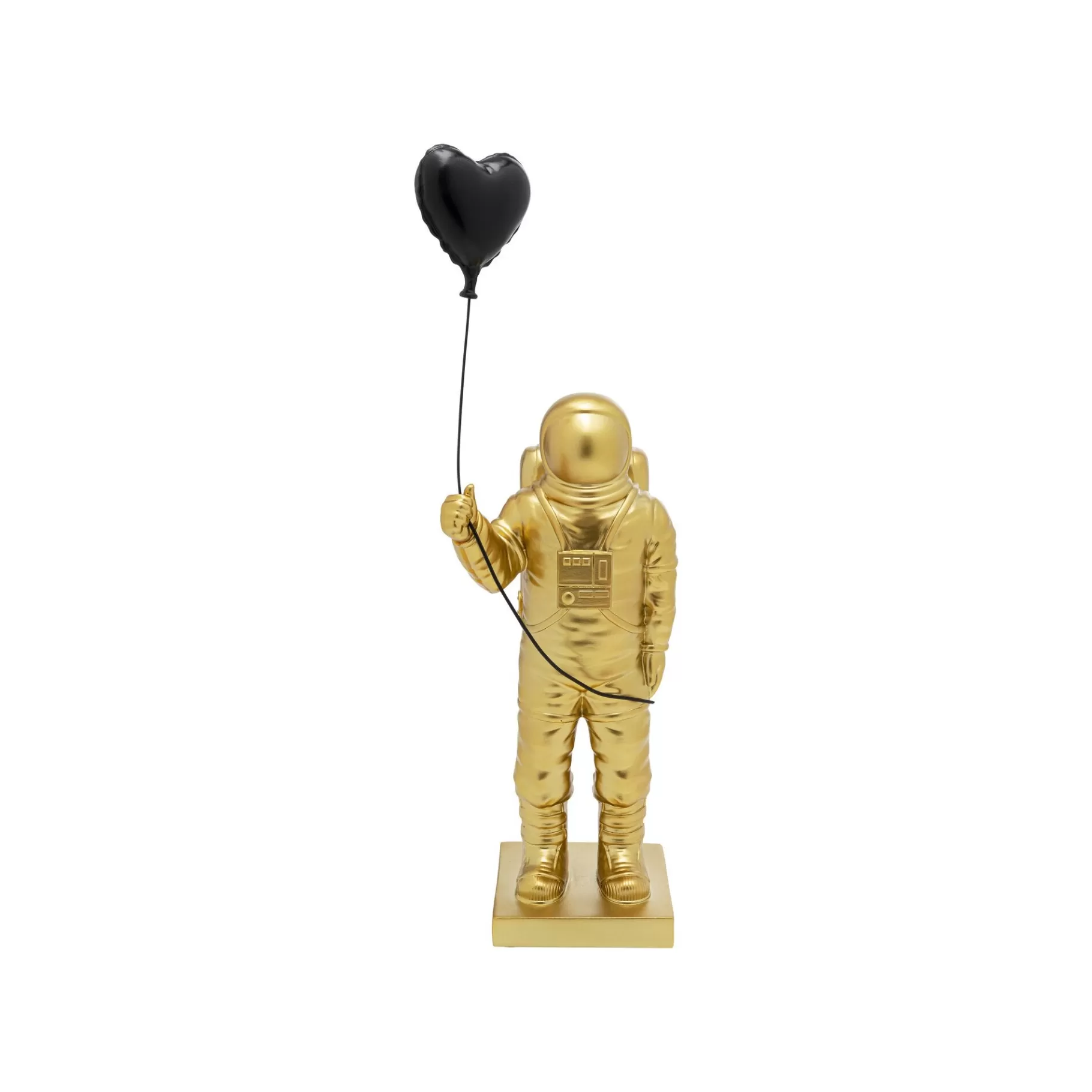 Outlet Déco Astronaute Doré Ballon Coeur Noir Déco