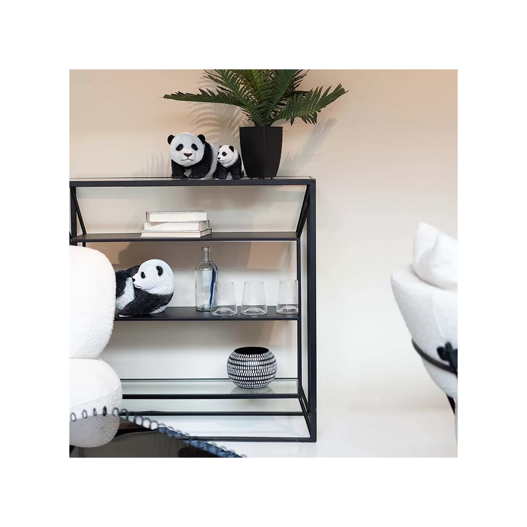 Discount Déco Bébé Panda Allongé 25cm Déco