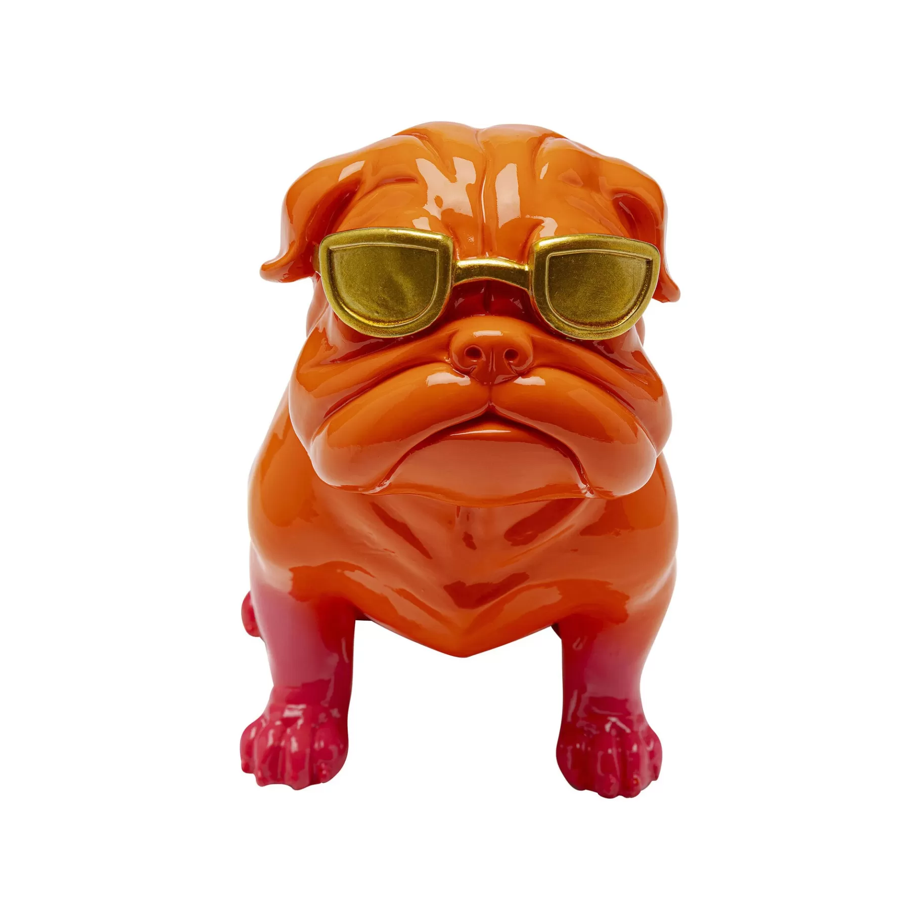 Outlet Déco Fashion Bouledogue Orange 17cm Déco