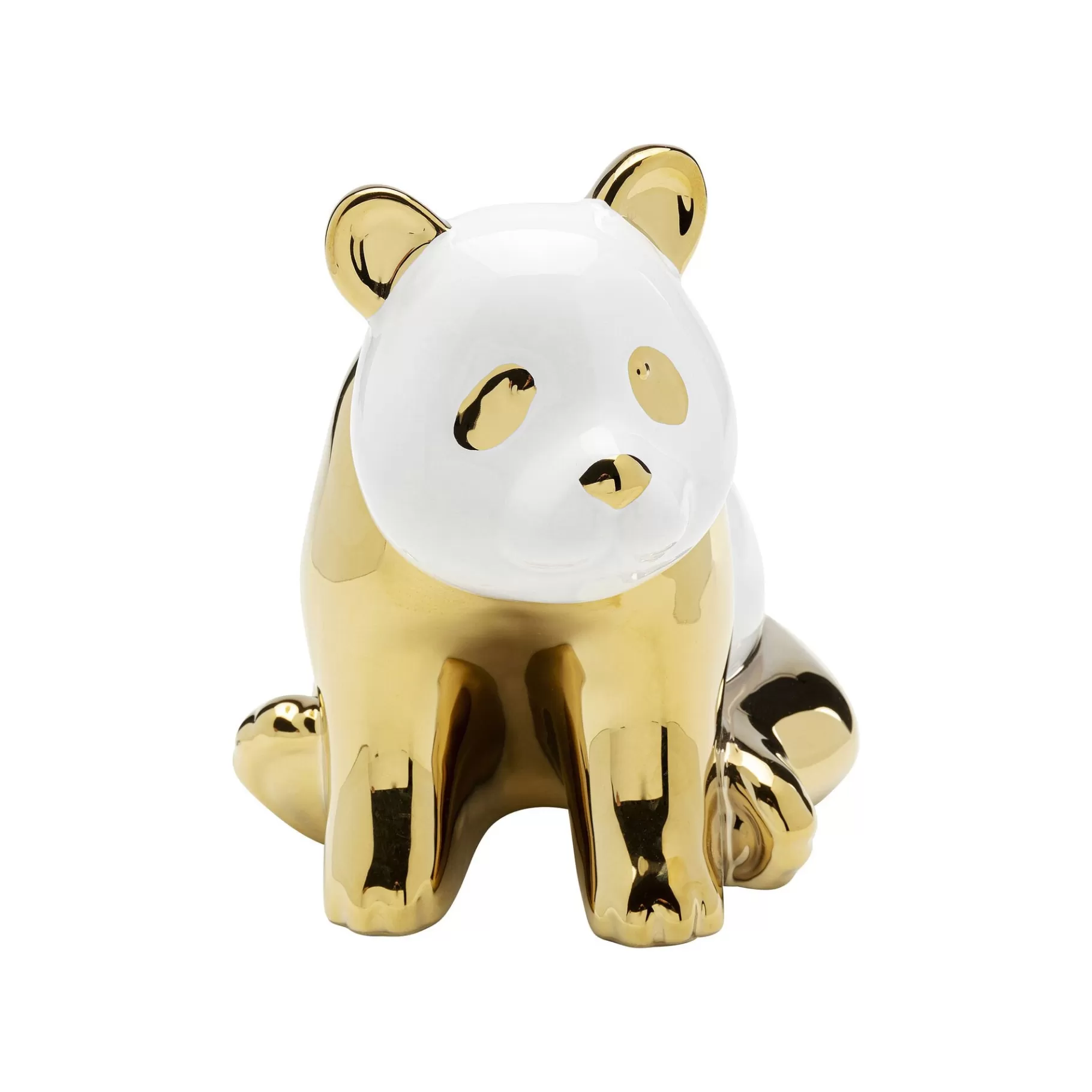 Store Déco Panda Doré Et Blanc 18cm Déco