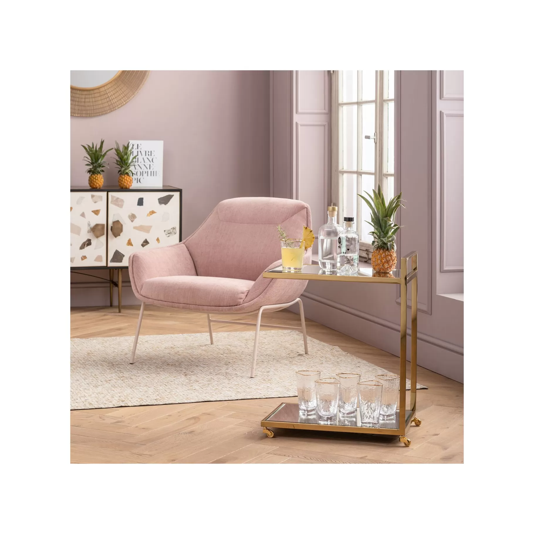 Shop Desserte Classy Dorée Table D'Appoint & De Chevet