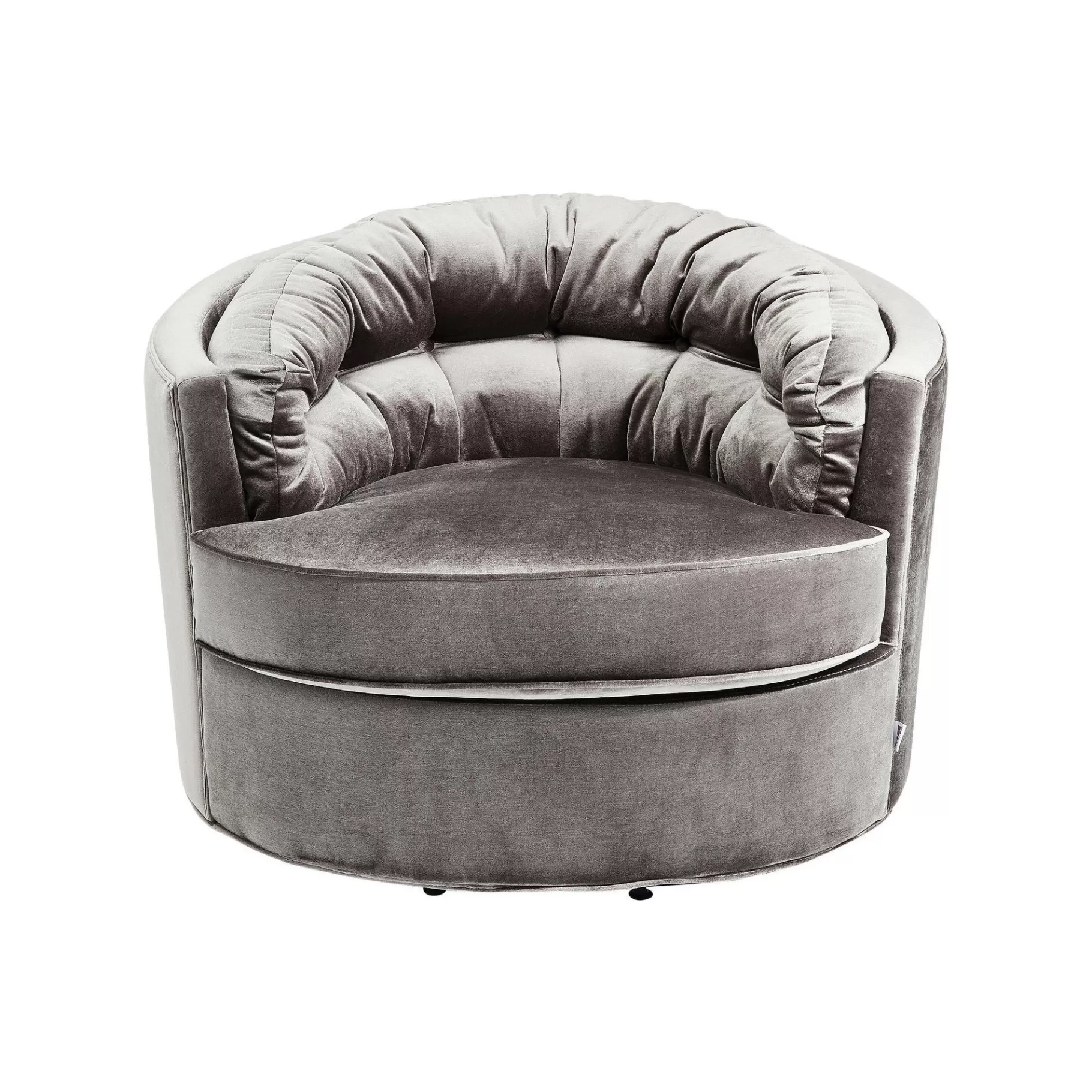 Cheap Fauteuil Pivotant Music Hall Velours Gris Fauteuil