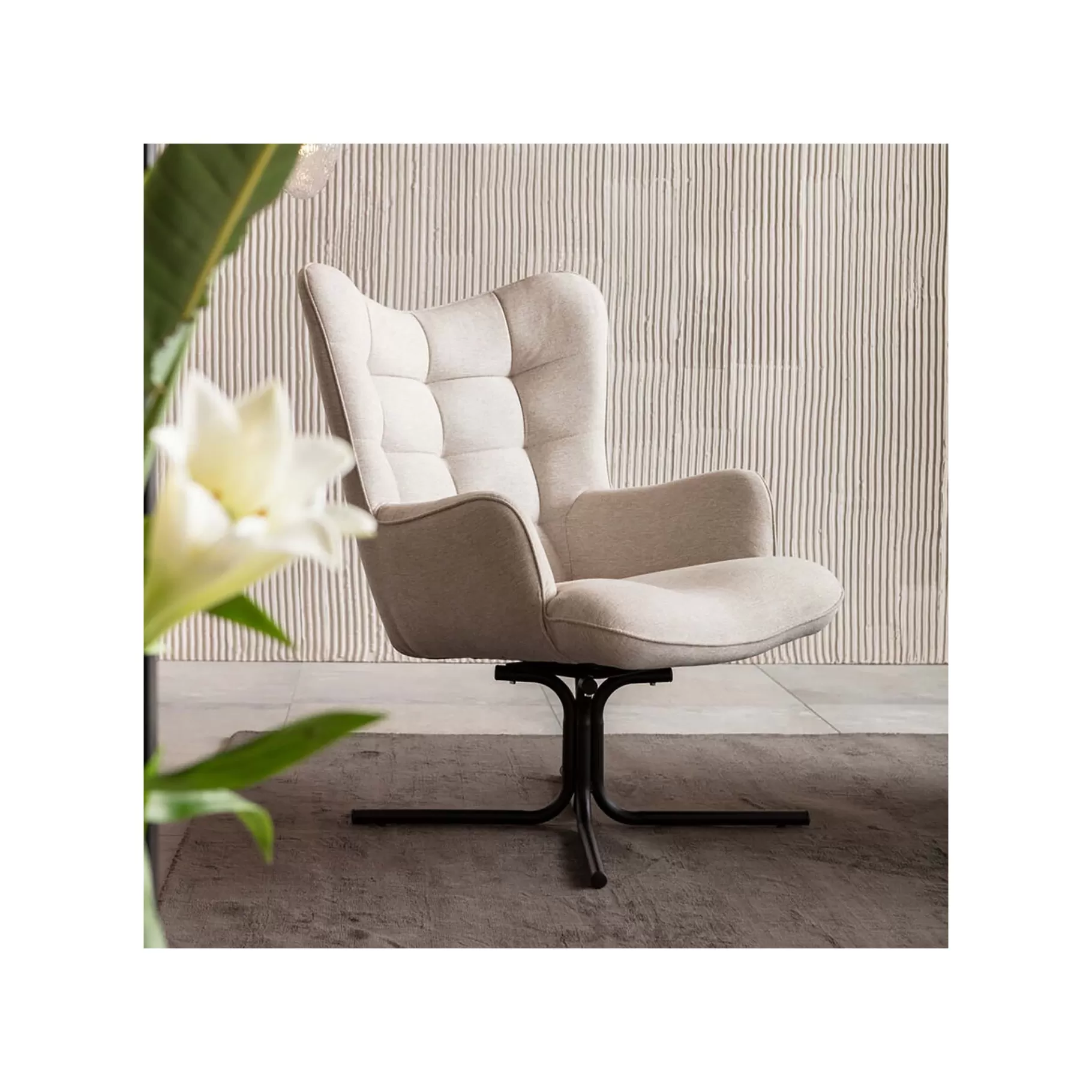 Clearance Fauteuil Pivotant Oscar Crème Fauteuil | Chaise De Bureau