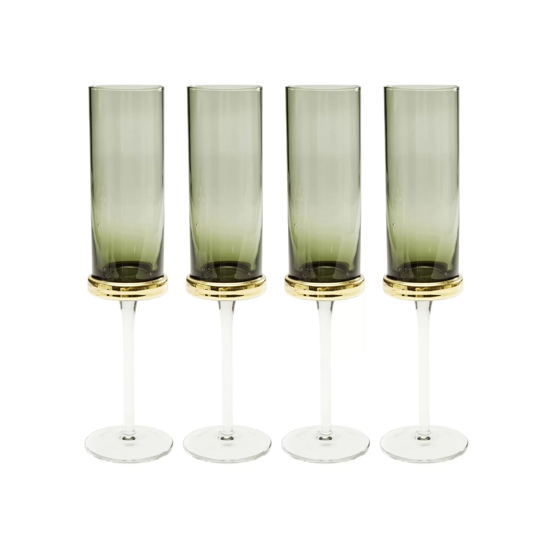 Outlet Flûtes à Champagne Innocent Fumé Set De 4 Vaisselle