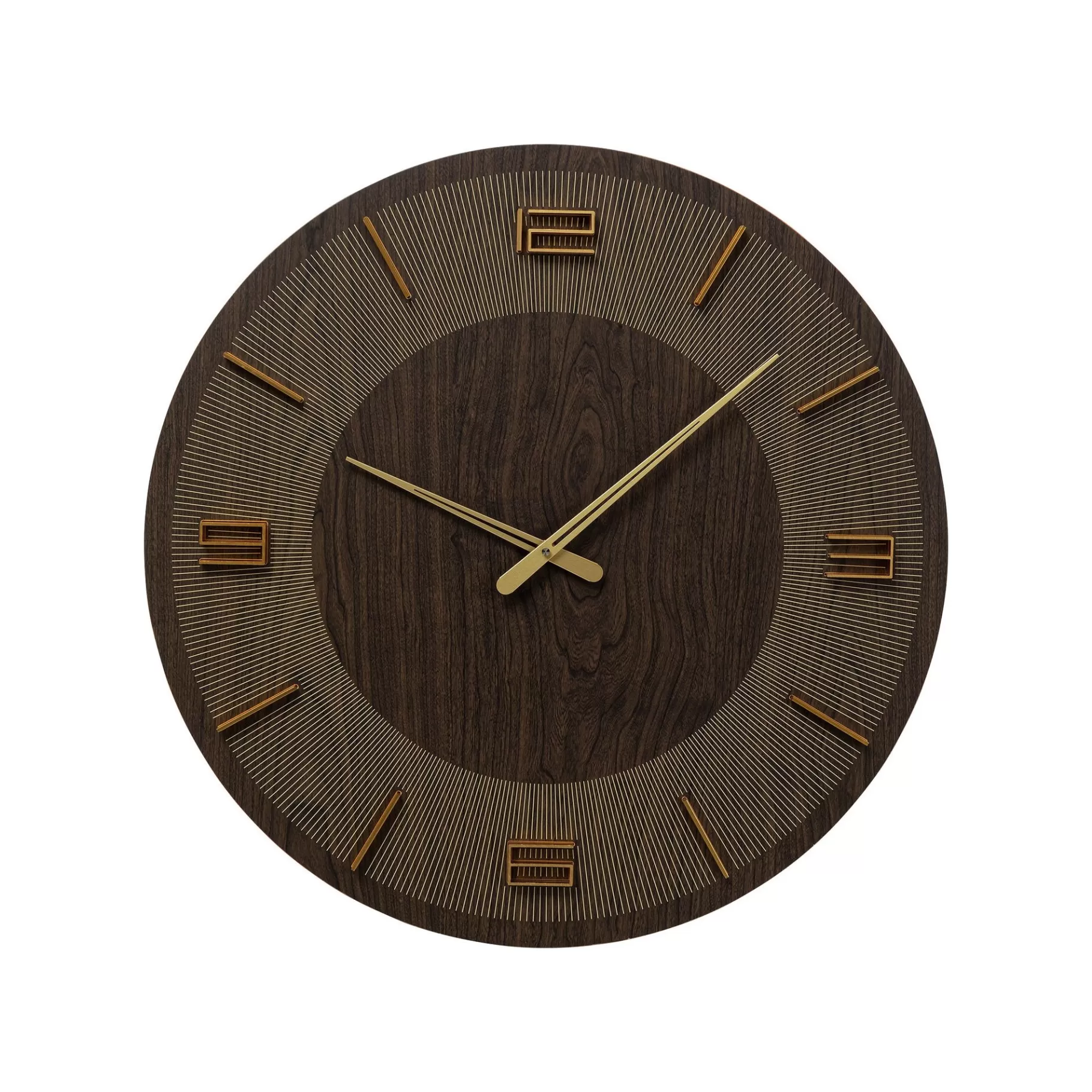 Clearance Horloge Murale Levi 60cm Marron Horloge