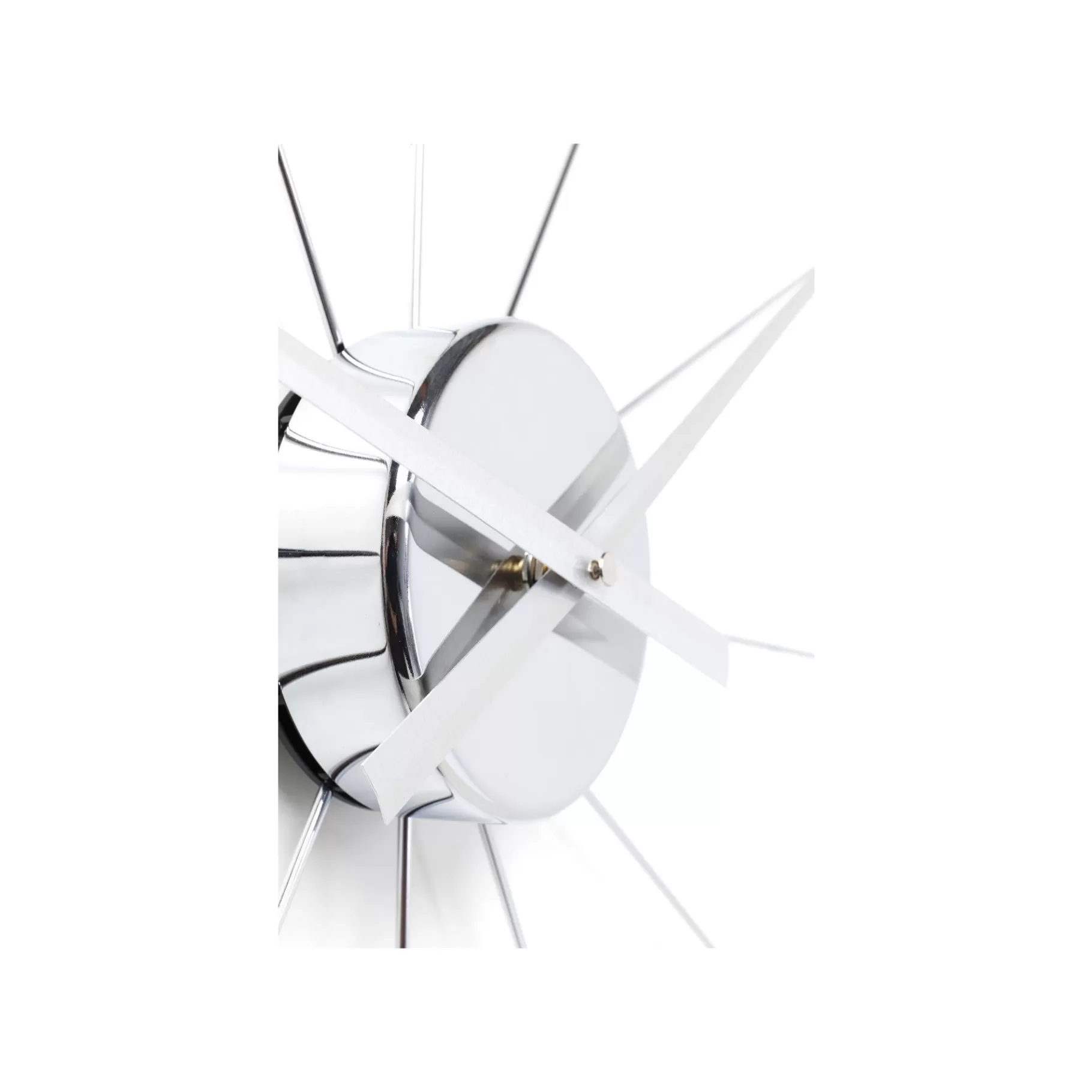 New Horloge Murale Umbrella Chrome Et Noire Horloge