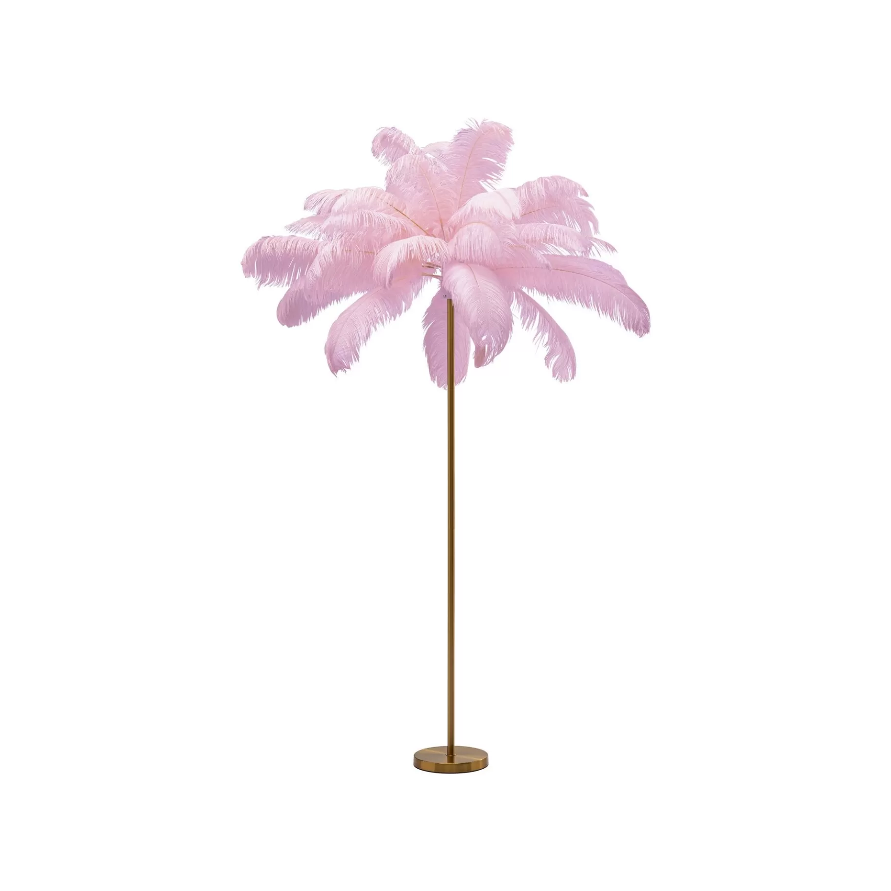 Best Sale Lampadaire Plumes 165cm Rose Lampadaire