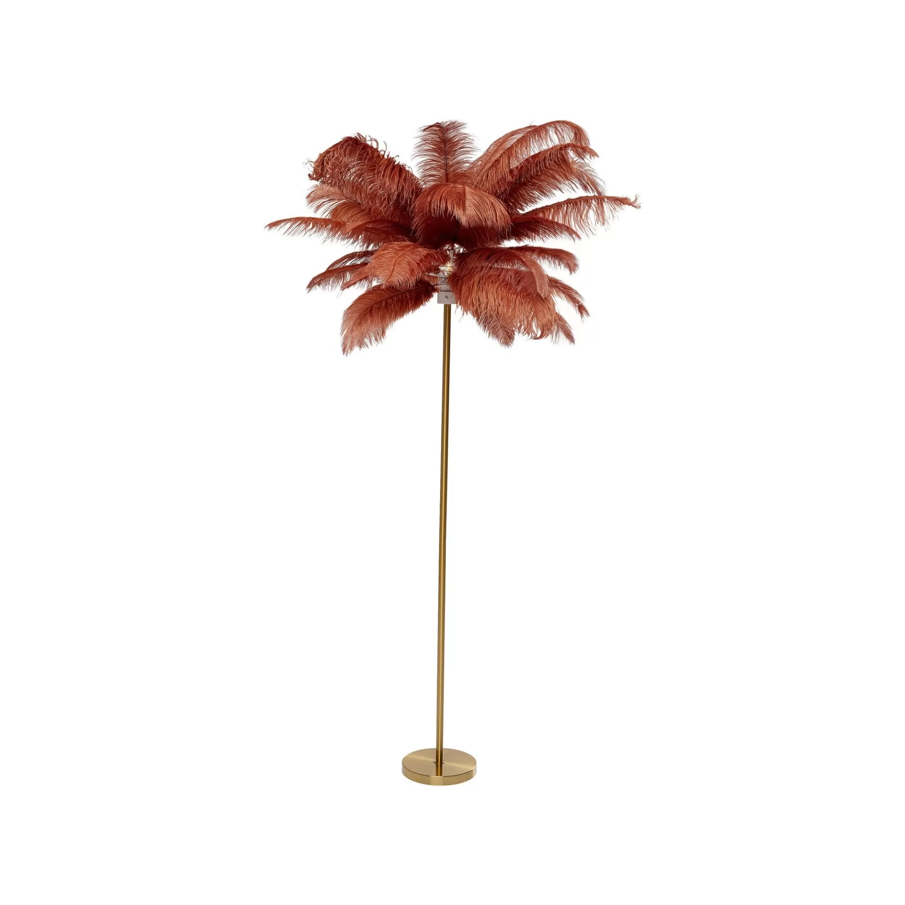 Store Lampadaire Plumes 165cm Rouge Lampadaire