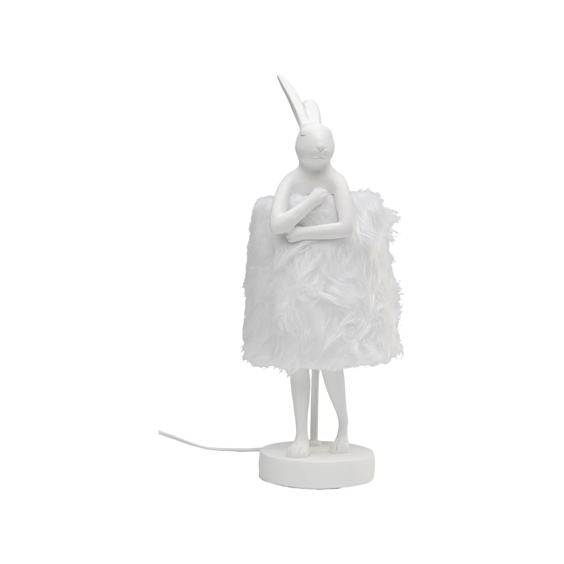 Sale Lampe Animal Lapin Fluff Blanc 50cm Lampe De Table