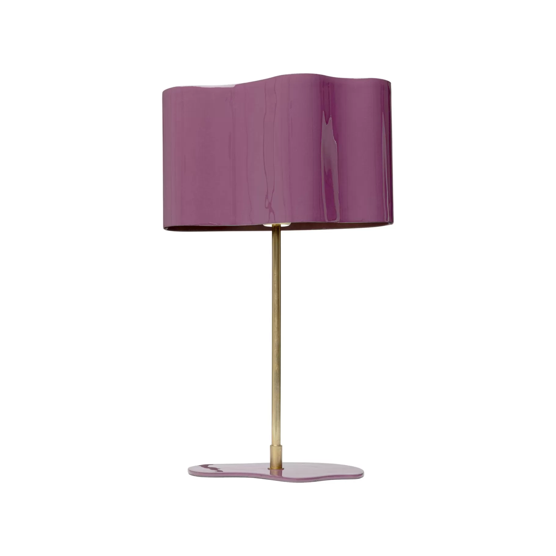 Shop Lampe Cloudy Violette Lampe De Table