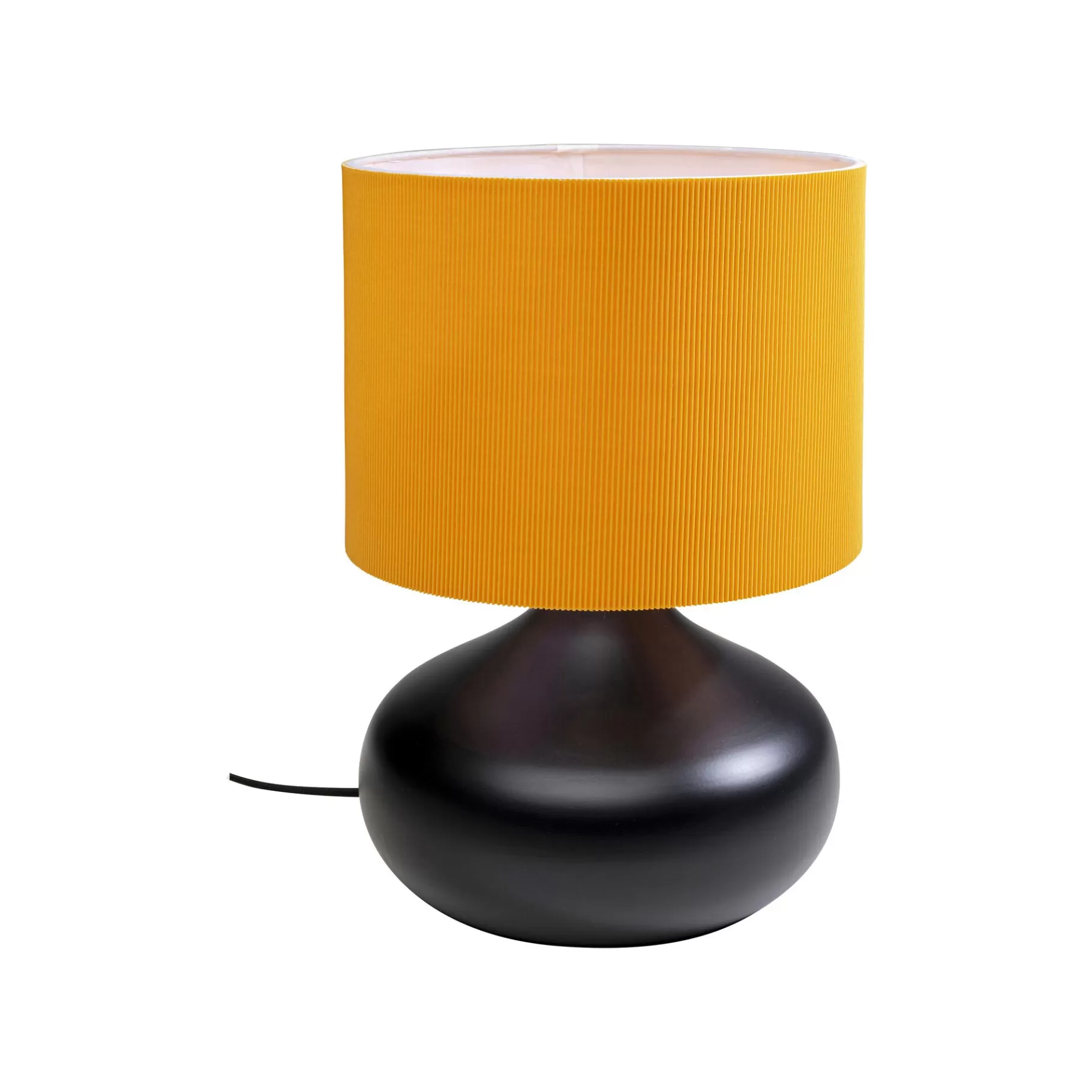 Best Sale Lampe Hit Parade Noire Et Orange Lampe De Table