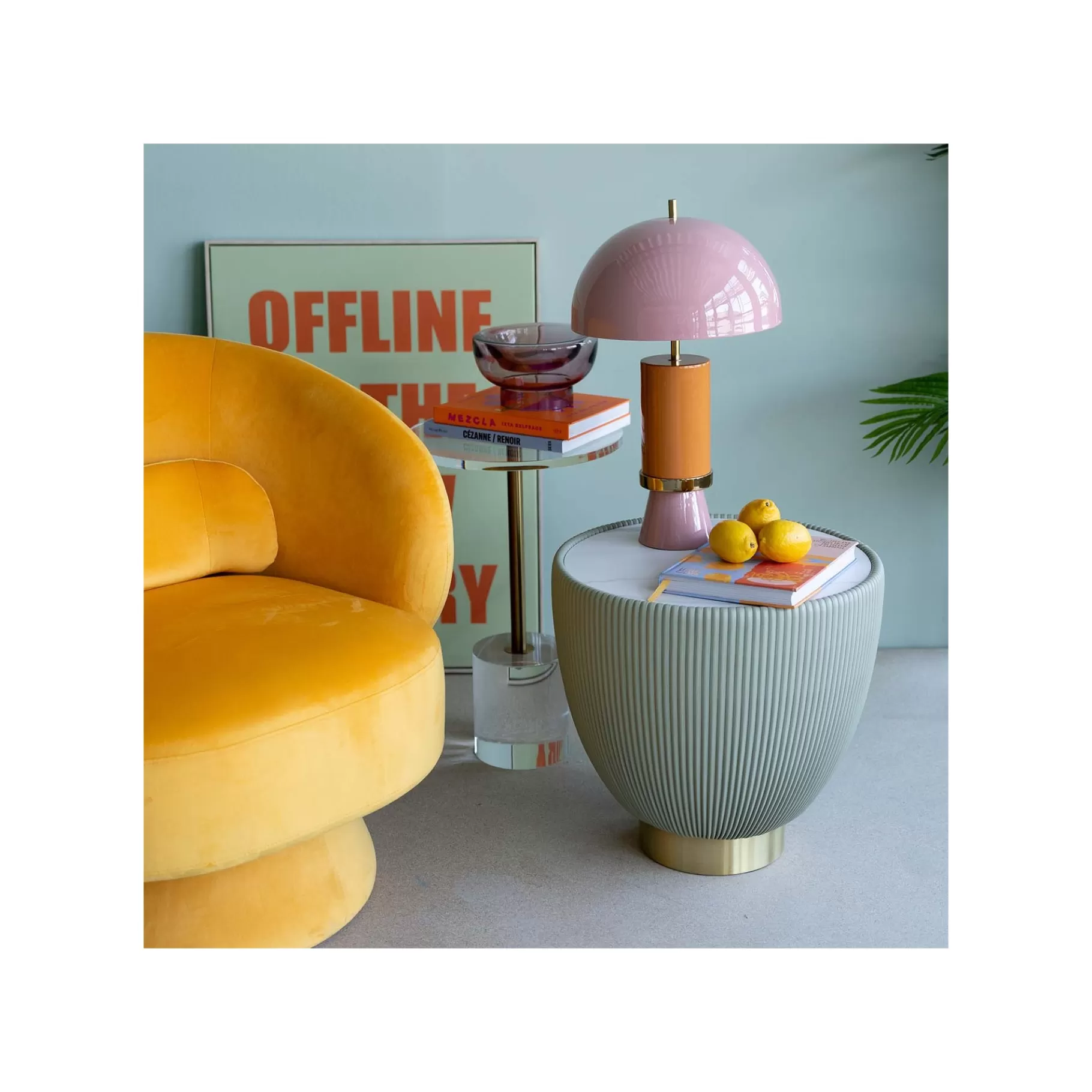 Flash Sale Lampe Josy Rose Et Orange Lampe De Table