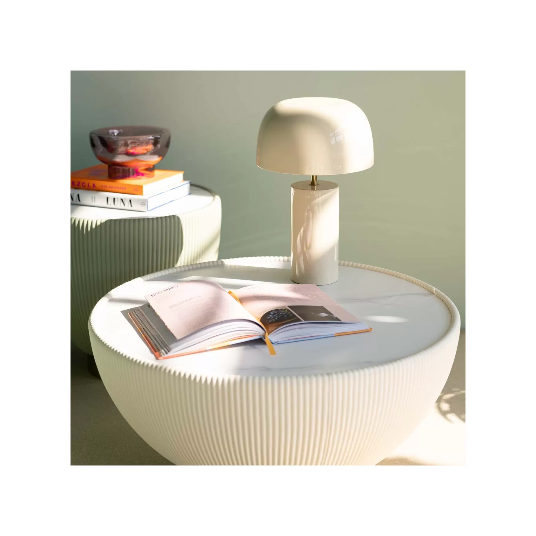 Clearance Lampe Loungy Beige Lampe De Table