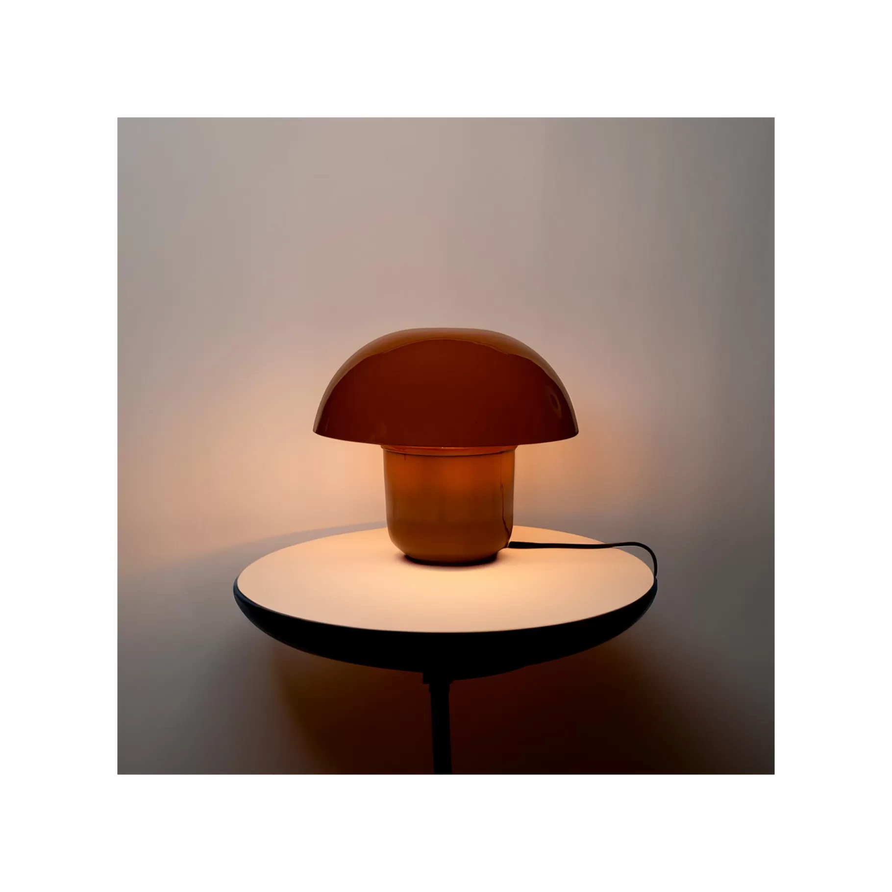 Sale Lampe Mushroom 27cm Marron Lampe De Table