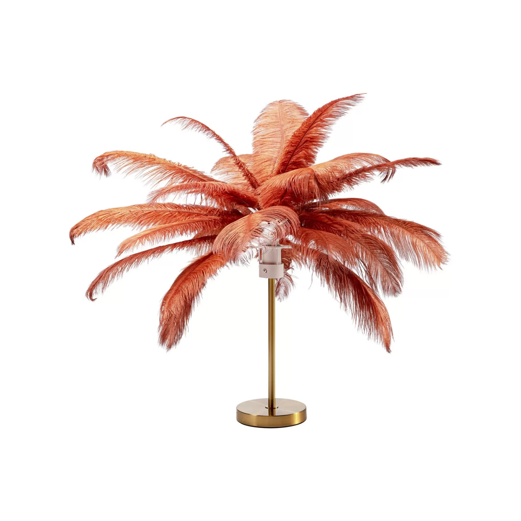 Store Lampe Plumes Rouges Lampe De Table