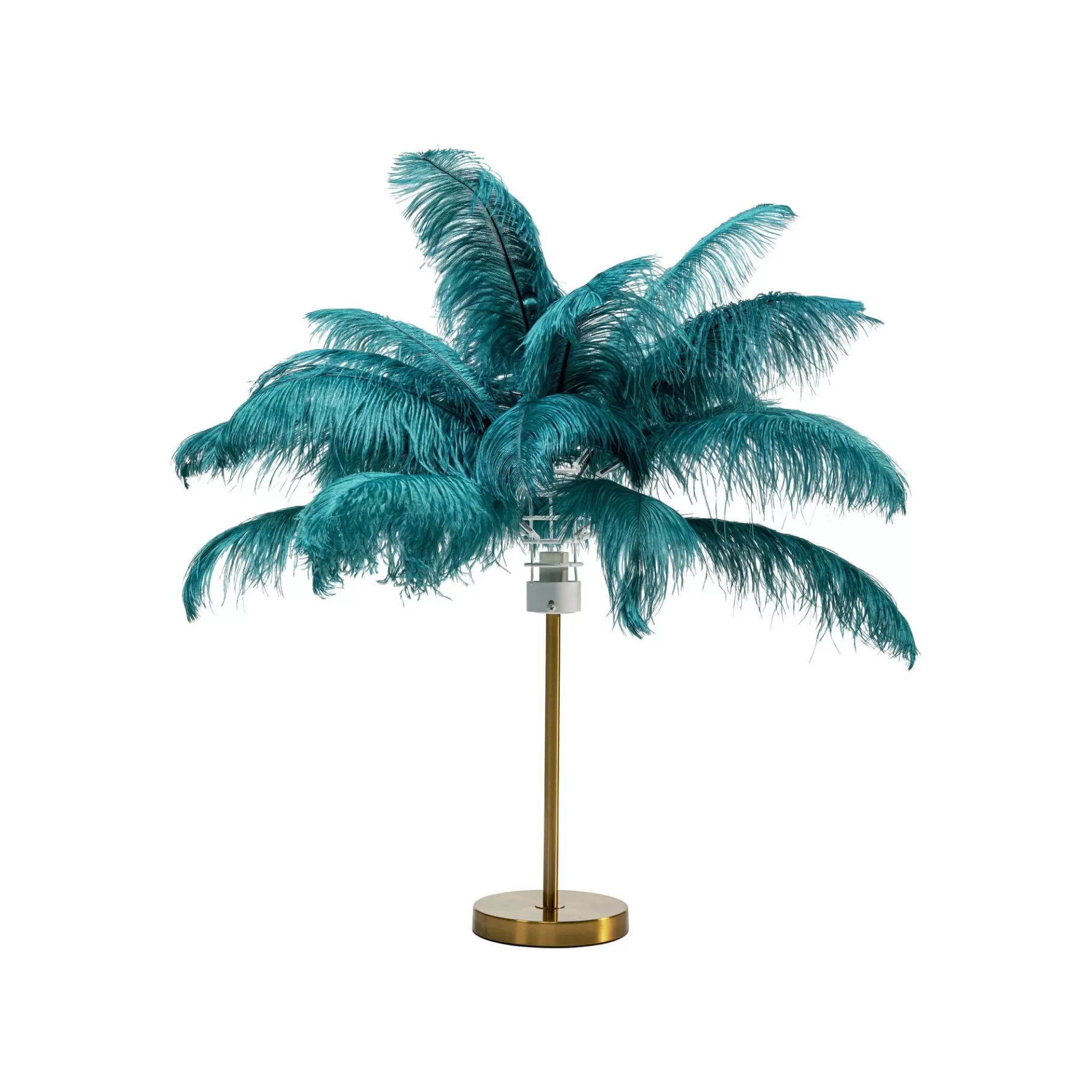 Fashion Lampe Plumes Vertes Lampe De Table