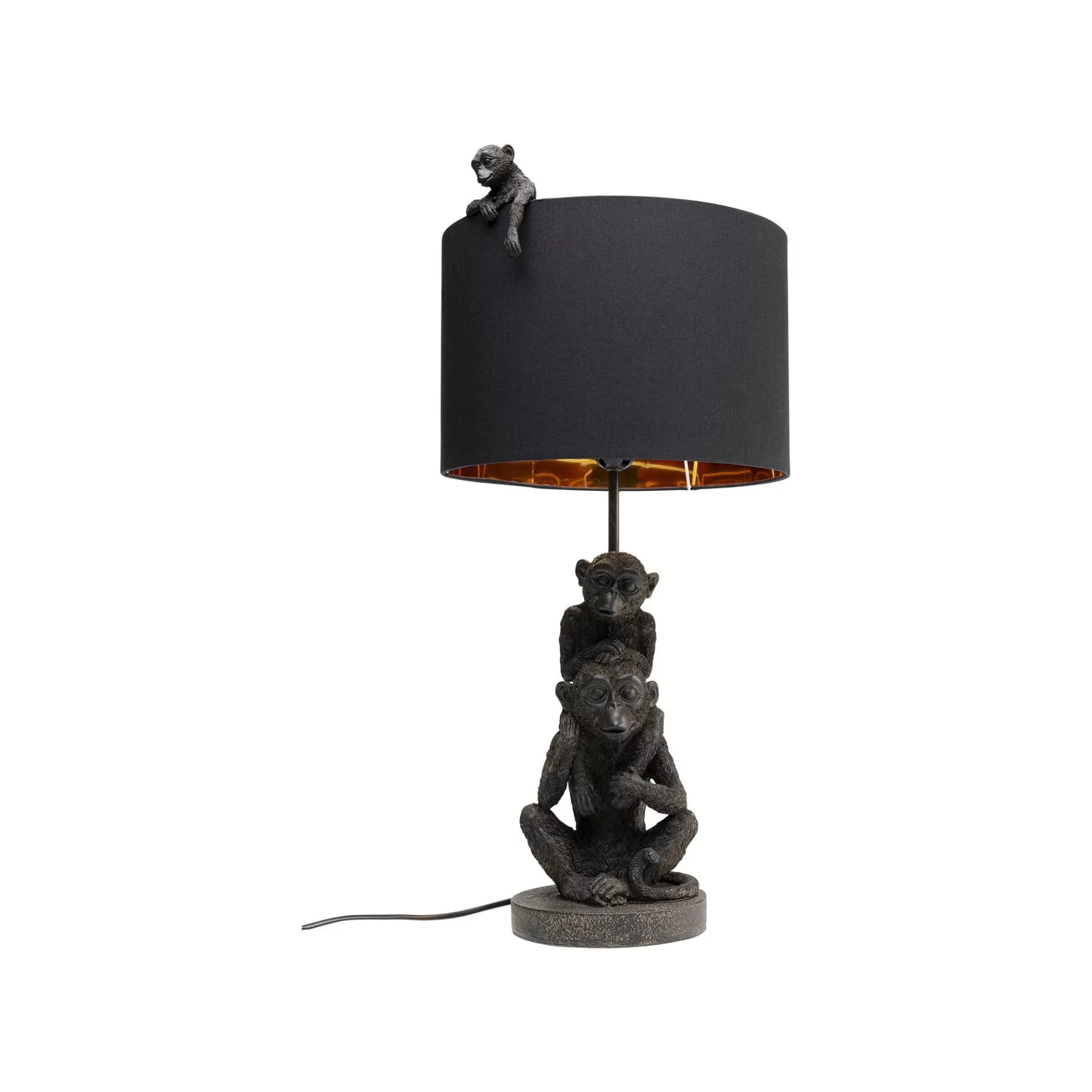 Best Lampe Singes Noirs Lampe De Table