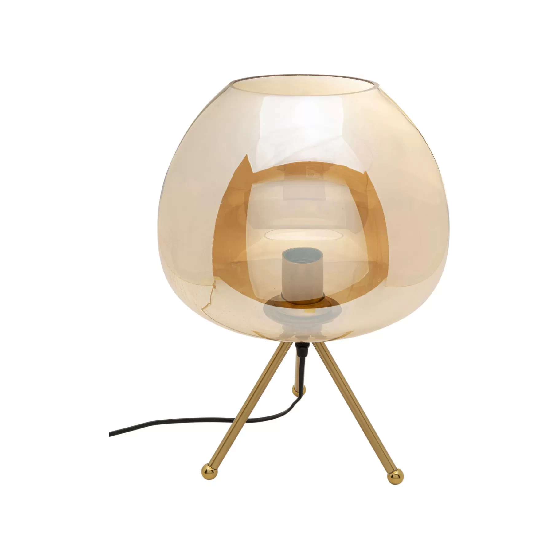 Clearance Lampe Sphere Ambrée Lampe De Table