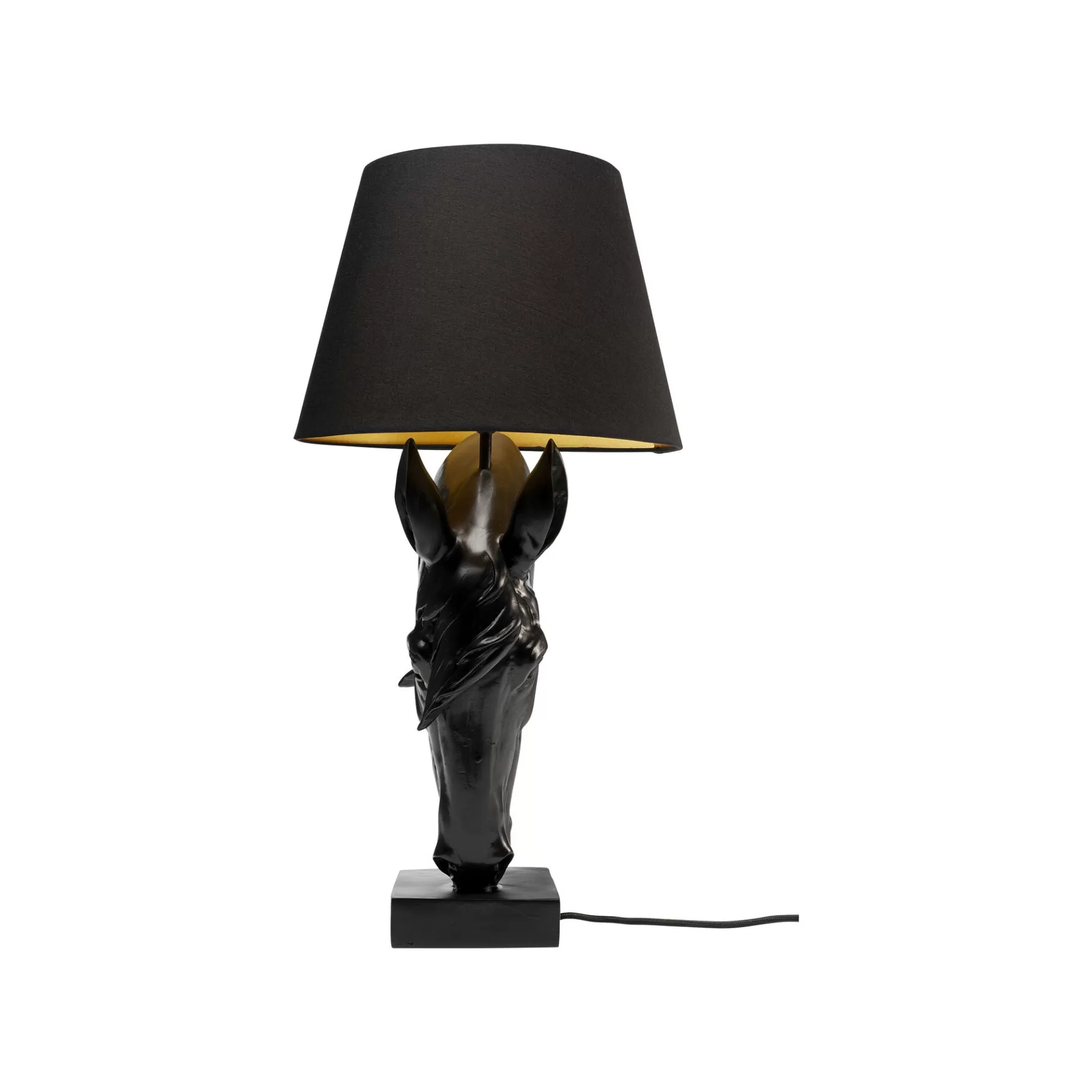 Clearance Lampe Tête De Cheval Noire Lampe De Table