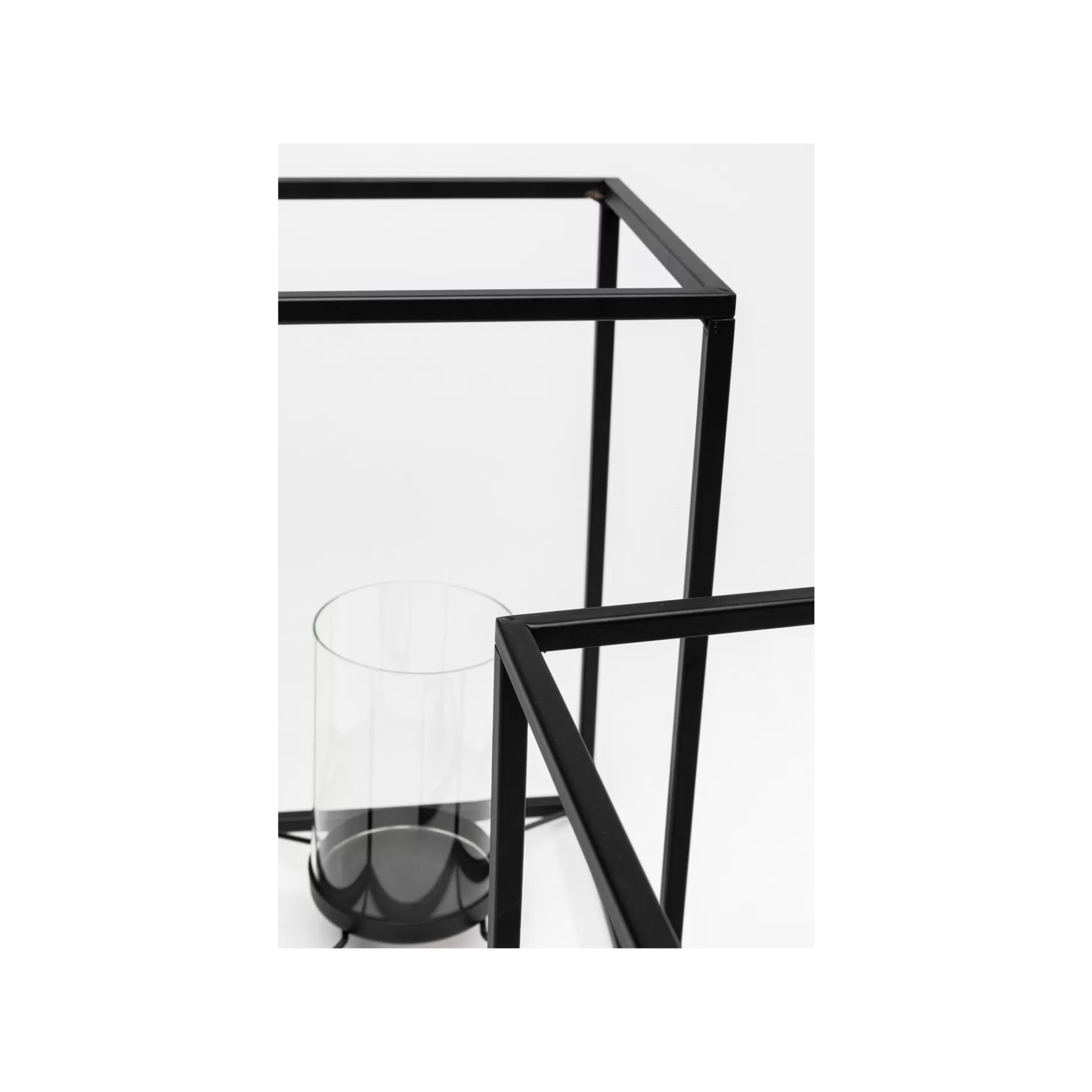 Shop Lanternes Lito Noires Set De 2 Bougeoir & Lanterne