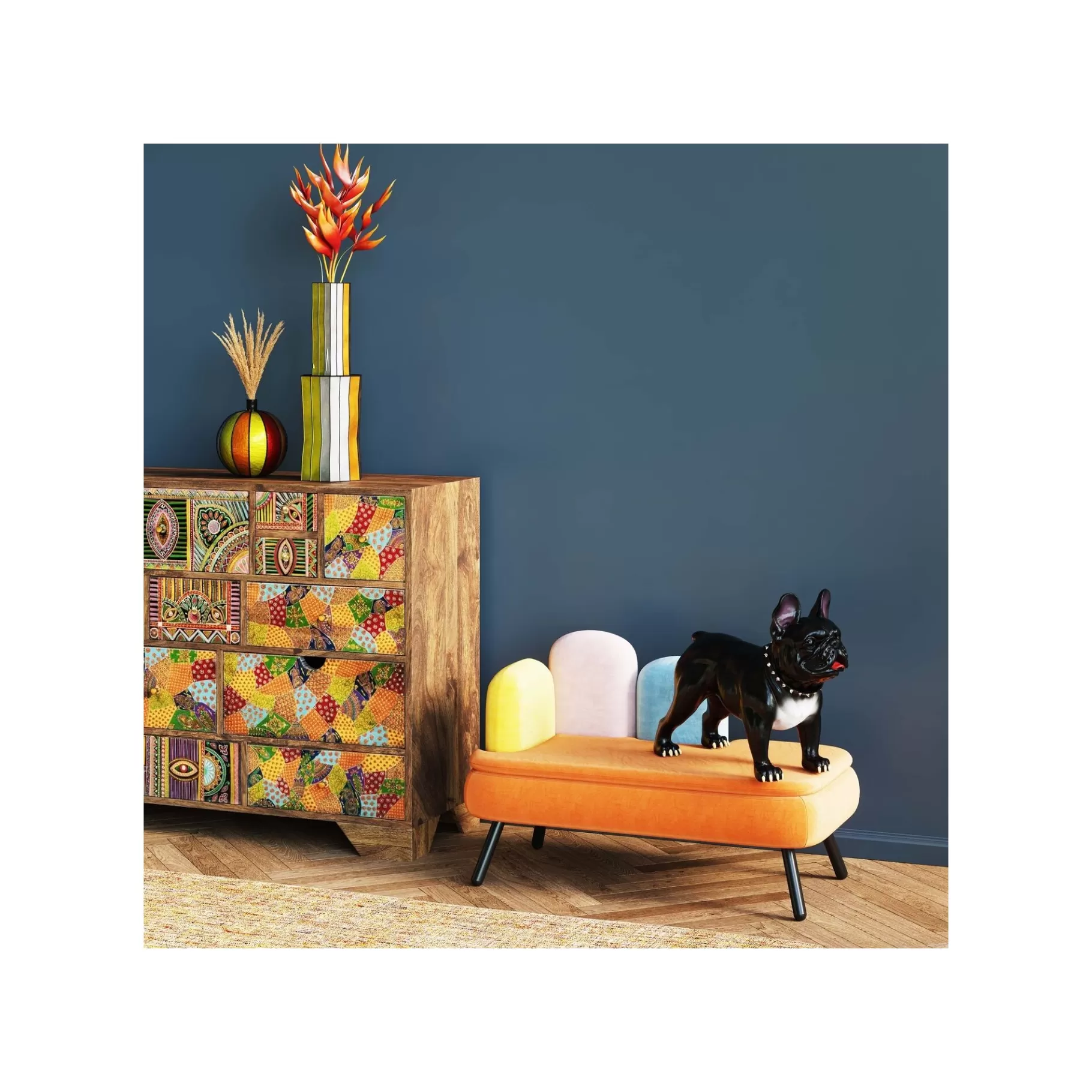 Hot Lit Pour Animaux Diva Orange Lit