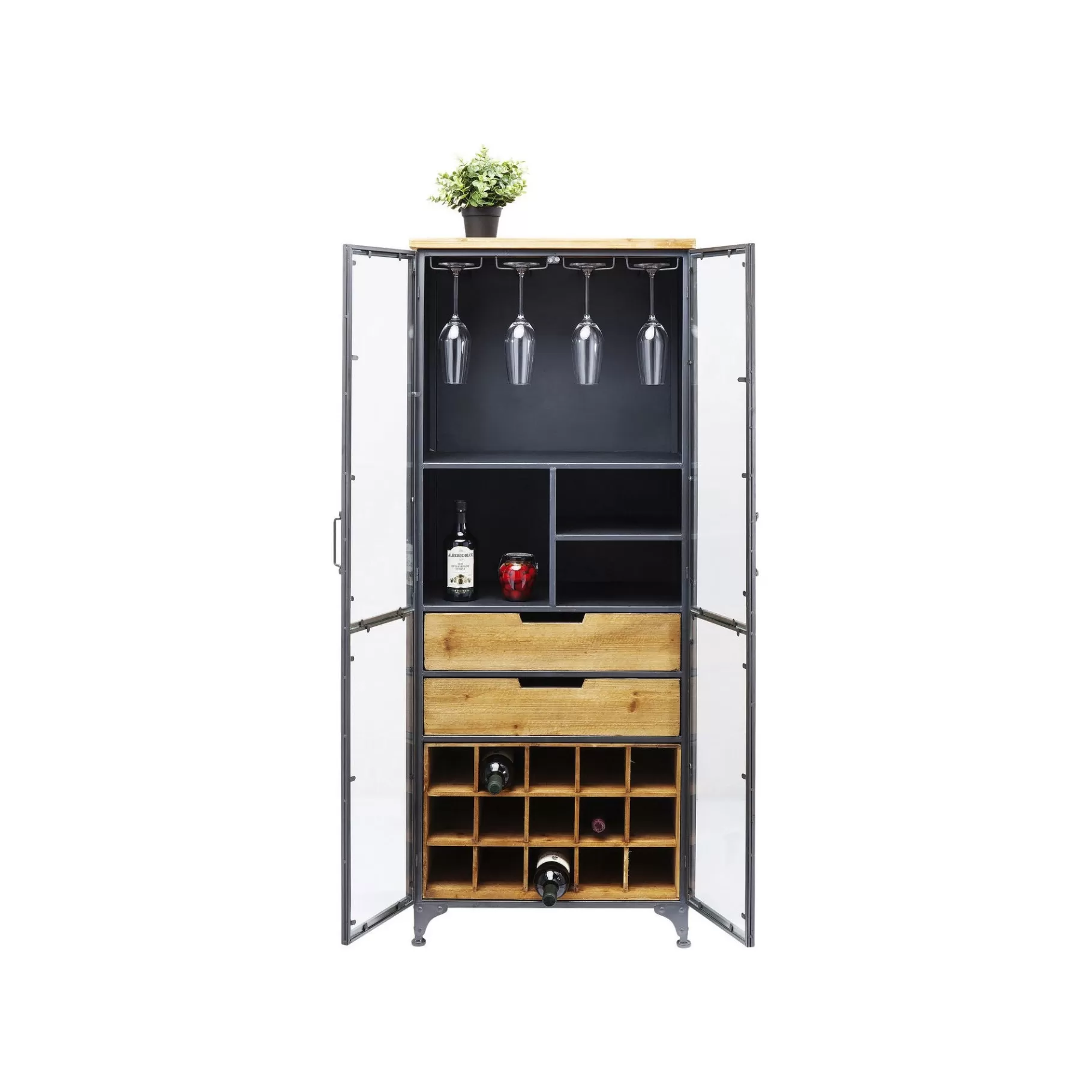 Best Sale Meuble Range Bouteilles Refugio Étagère Et Bibliothèque | Bar & Tabouret De Bar