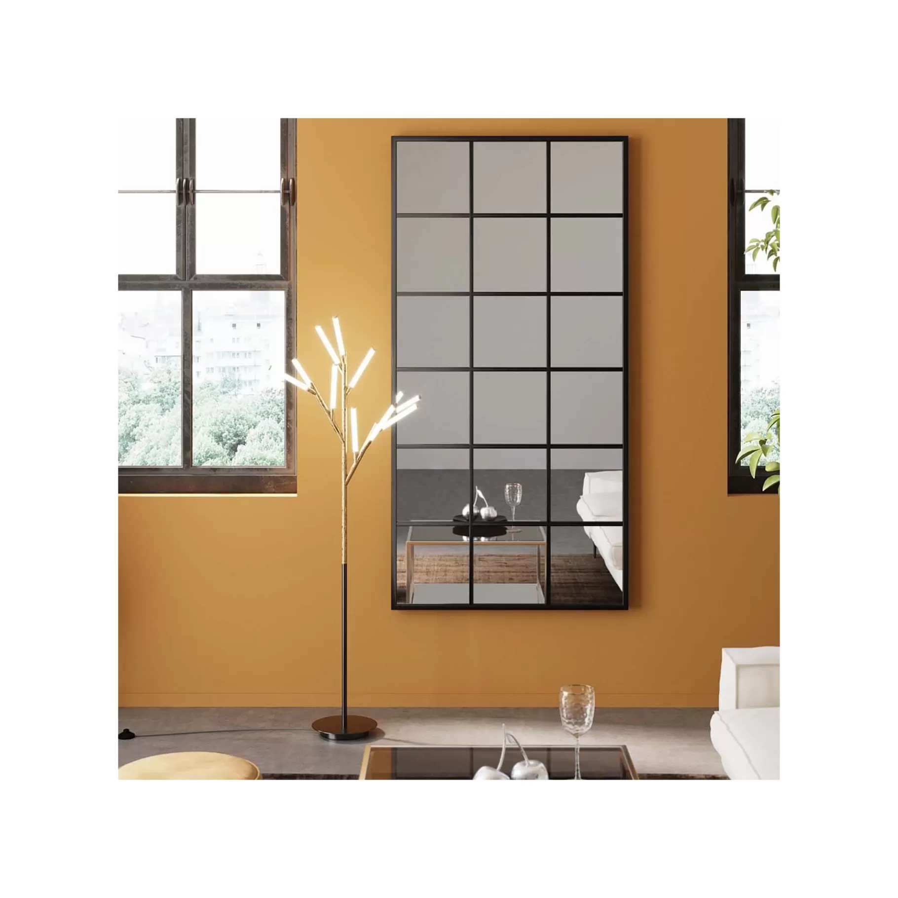 Best Sale Miroir Finestra Noir 180x90cm Miroir