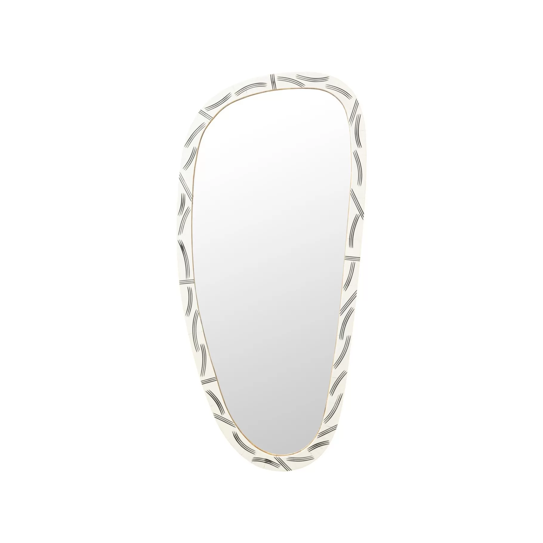 Clearance Miroir Planos 93x43cm Blanc Miroir