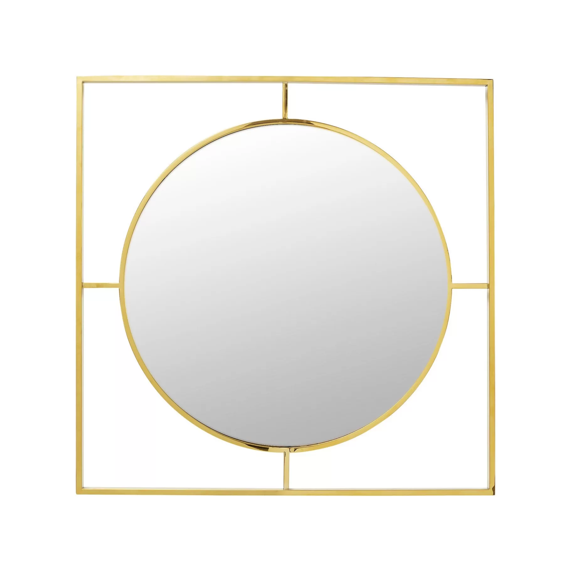 Clearance Miroir Stanford 90x90cm Doré Miroir