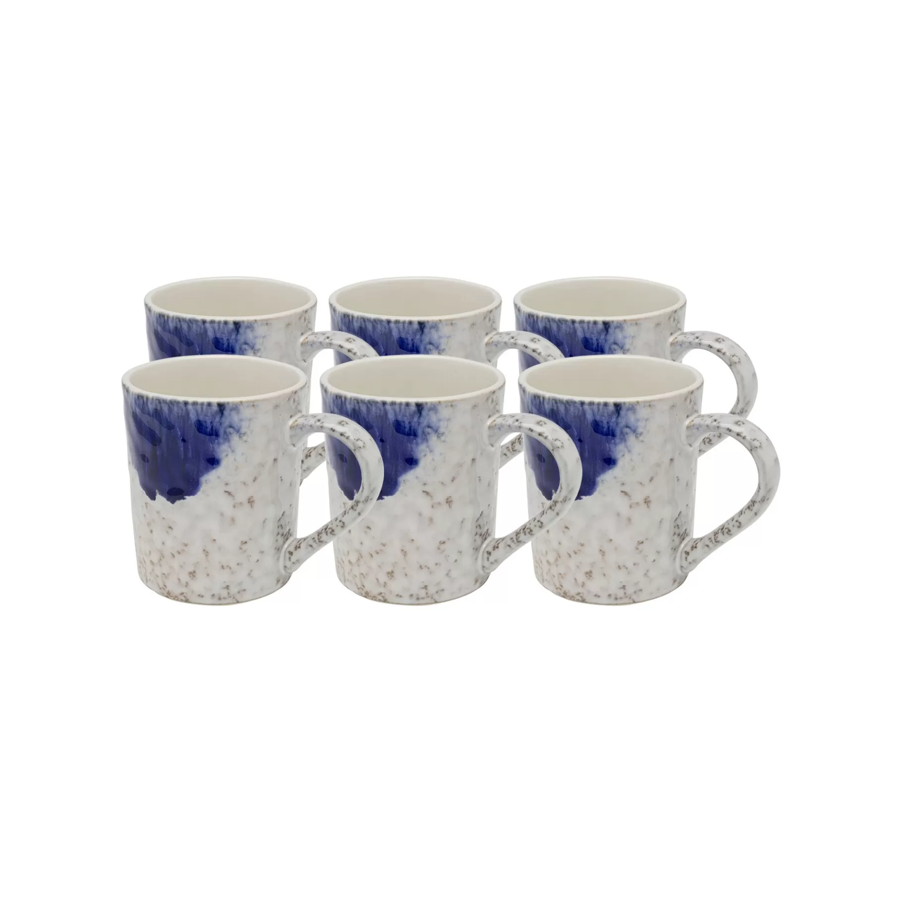 Clearance Mugs Biscotti Bleus Set De 6 Vaisselle